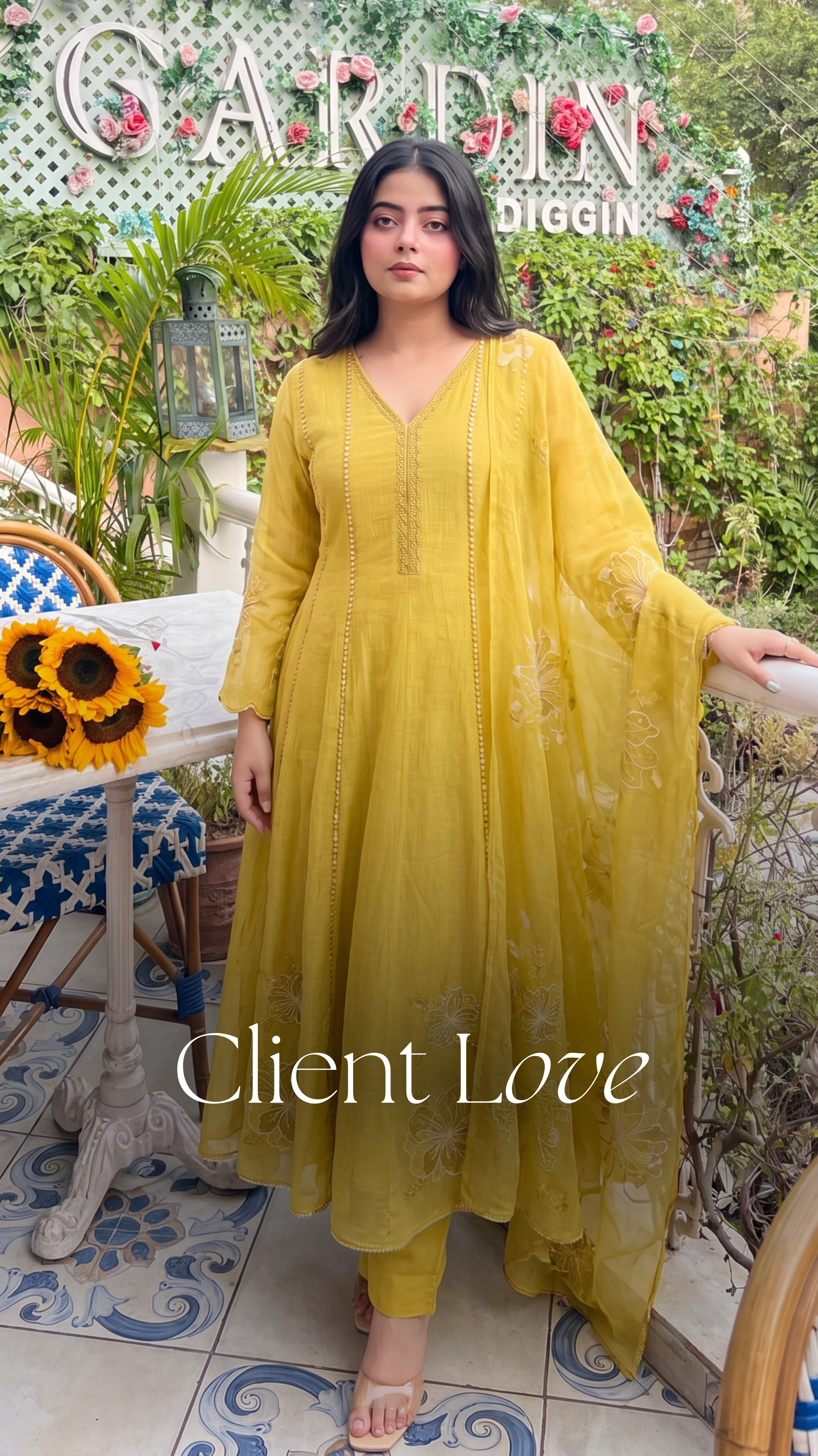Royal Sunflower Suit Set