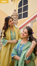 Royal Daisy Bloom Suit Set
