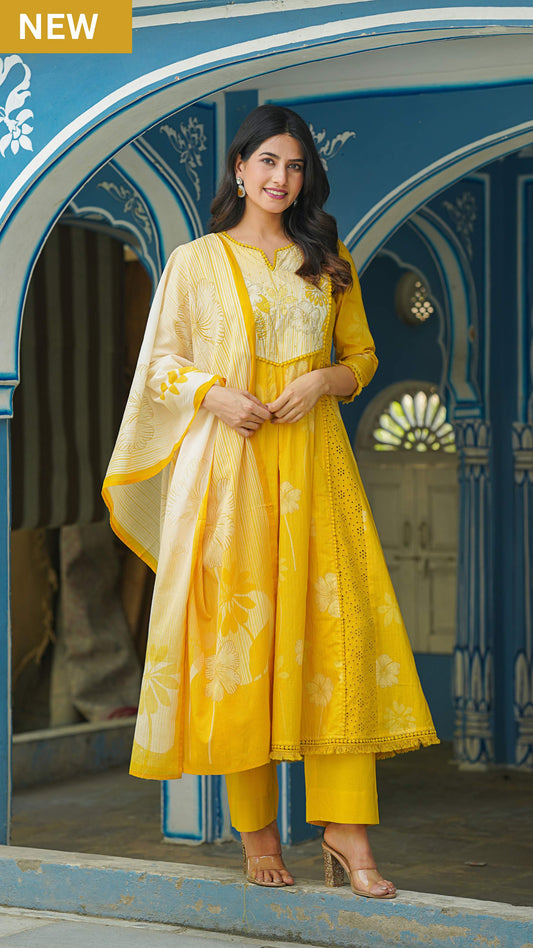 Tuscan Sun Yellow Suit Set