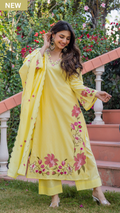 Yellow Petal Suit Set