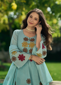 Sky Blossom Suit Set