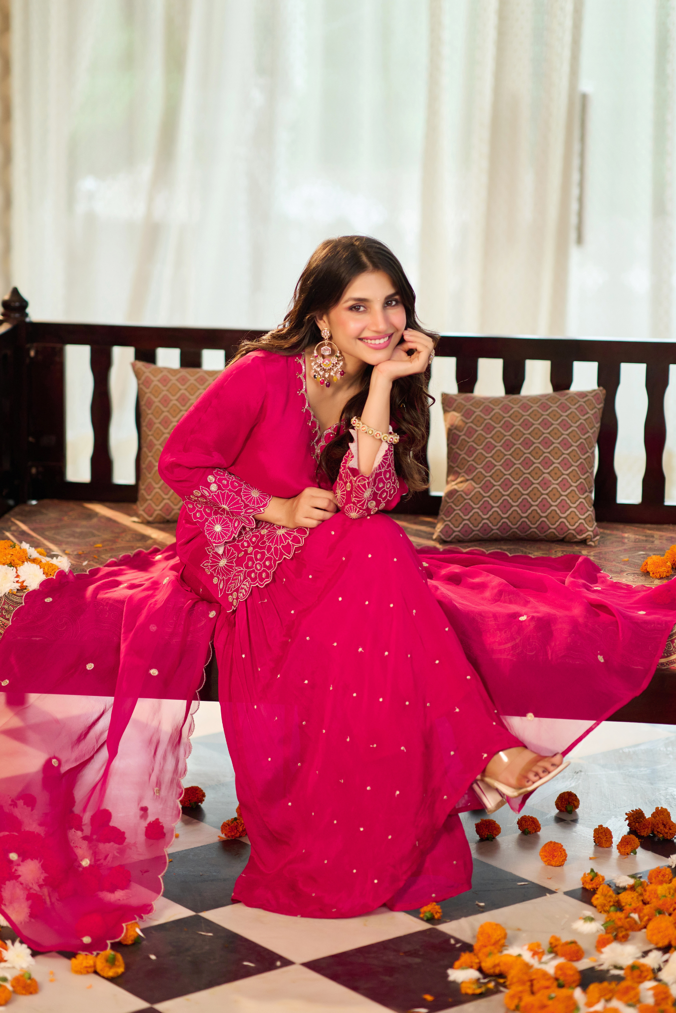 Rani Noor Embroidered Kurta Set