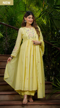 Lemon Mist Flared Suit Set