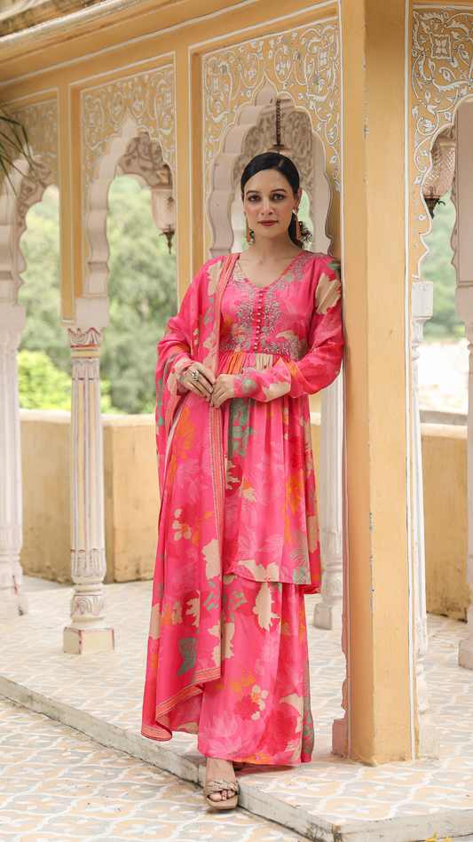 Taffy Pink Suit Set