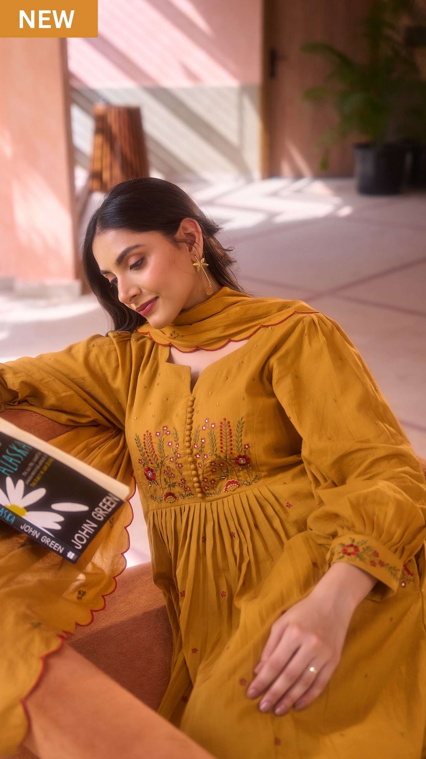 Warm Mustard Suit Set