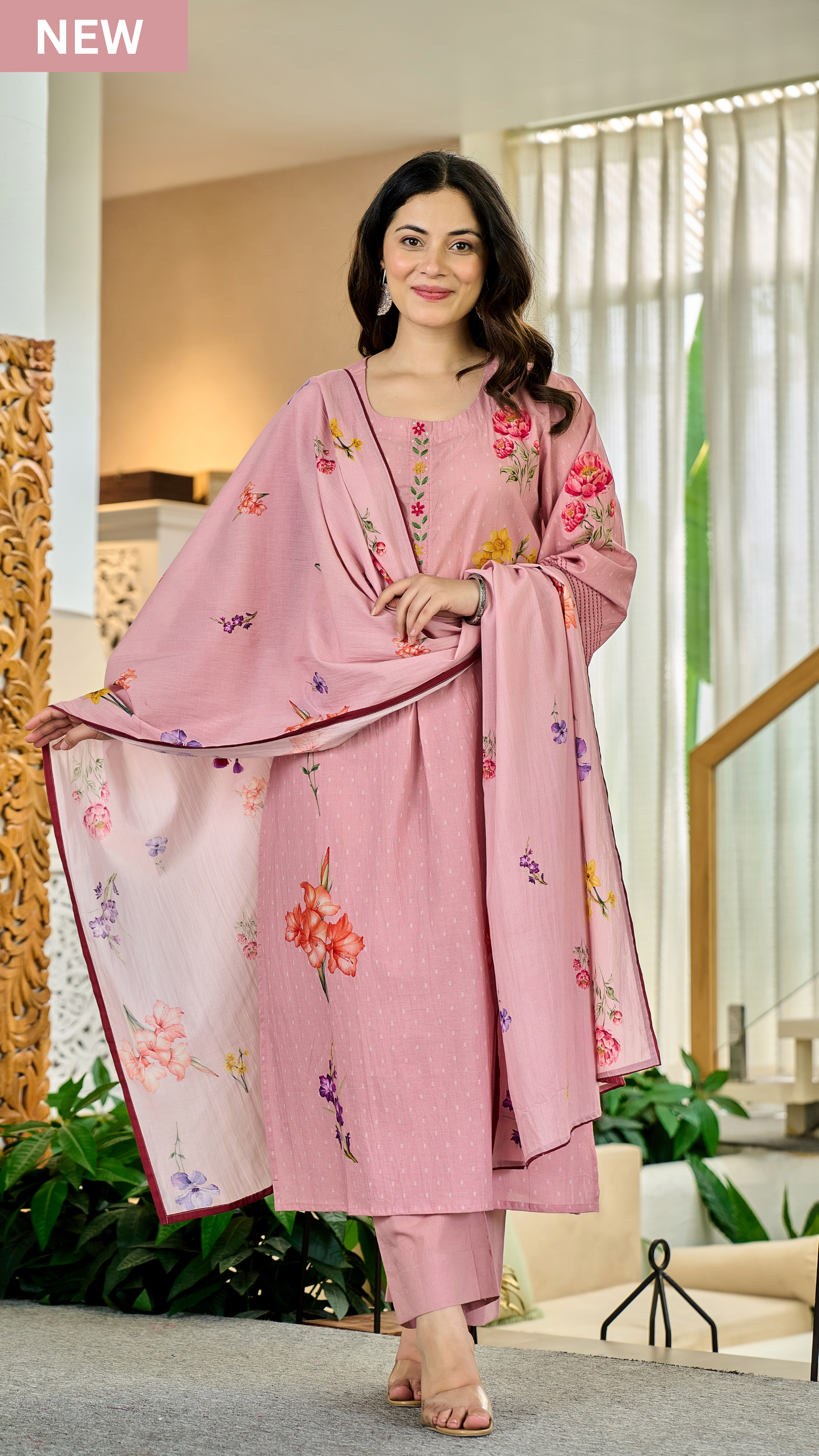 Dusty Petal Suit Set