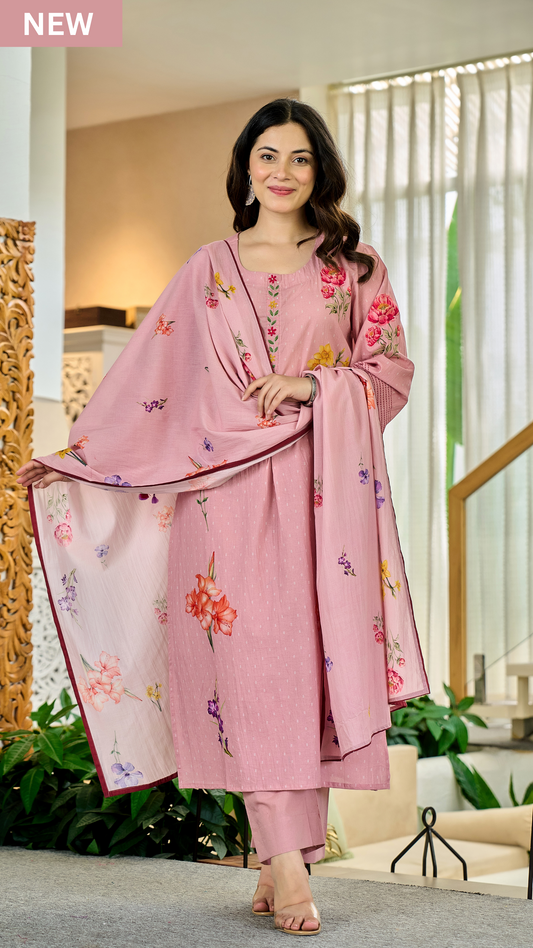 Dusty Petal Suit Set