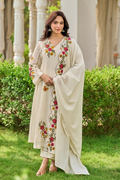 Ivory Pearl Embroidered Suit Set