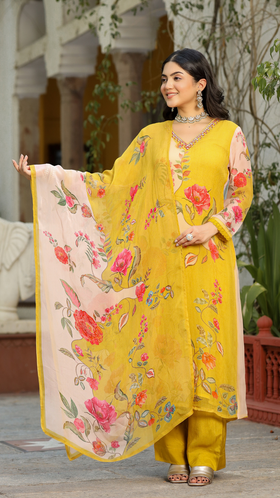 Primrose Yellow suit set