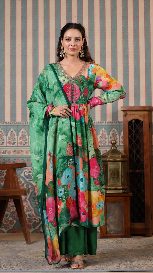 Shamrock Green Suit Set