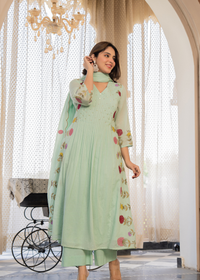 Blooming Mint Kurta Set