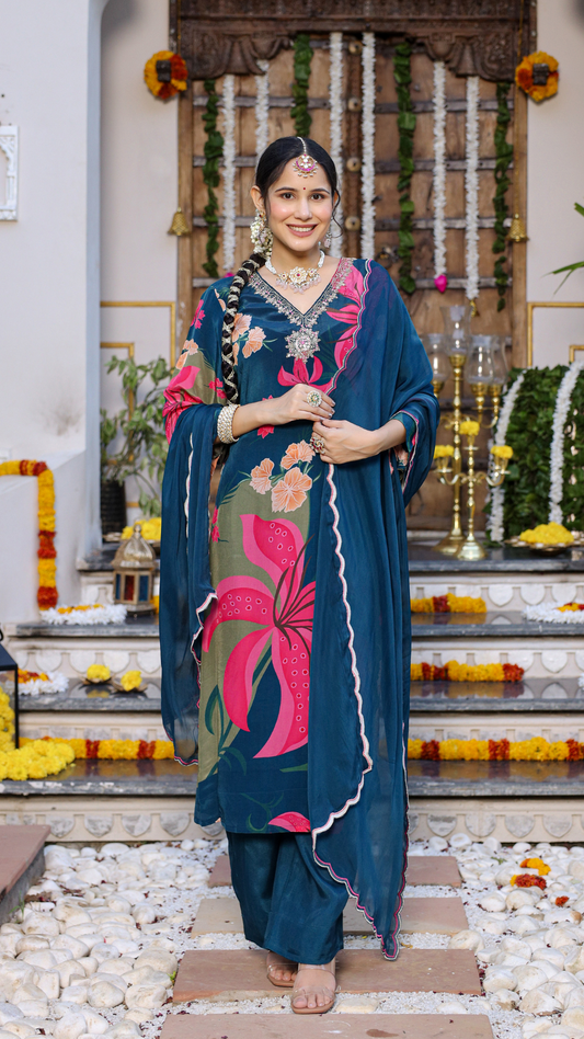 Royal Blue Suit Set