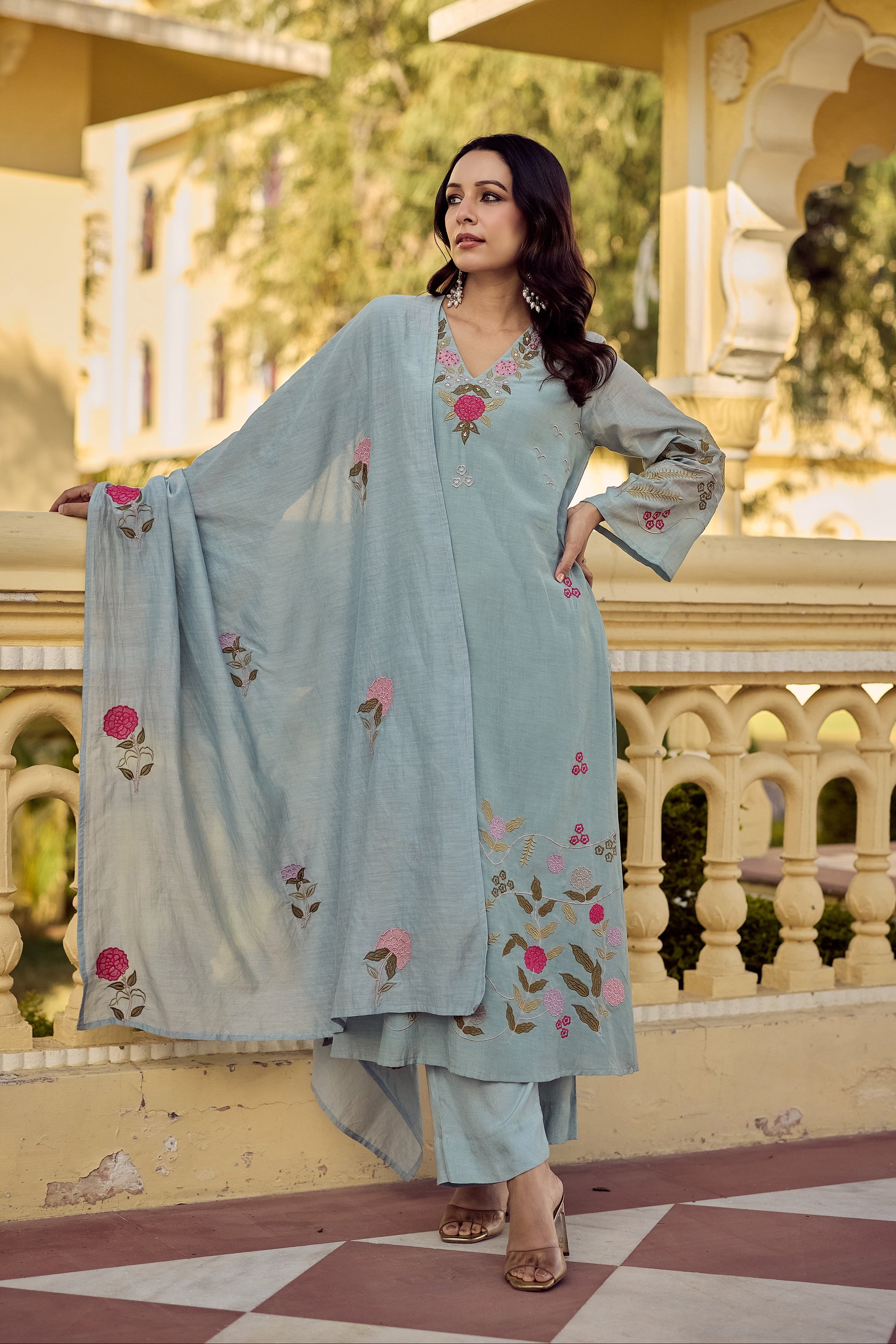 Ocean Mist Kurta Set