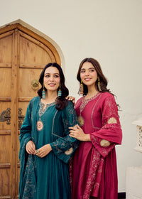 Ocean Grace Chanderi Suit Set