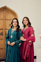 Ocean Grace Chanderi Suit Set