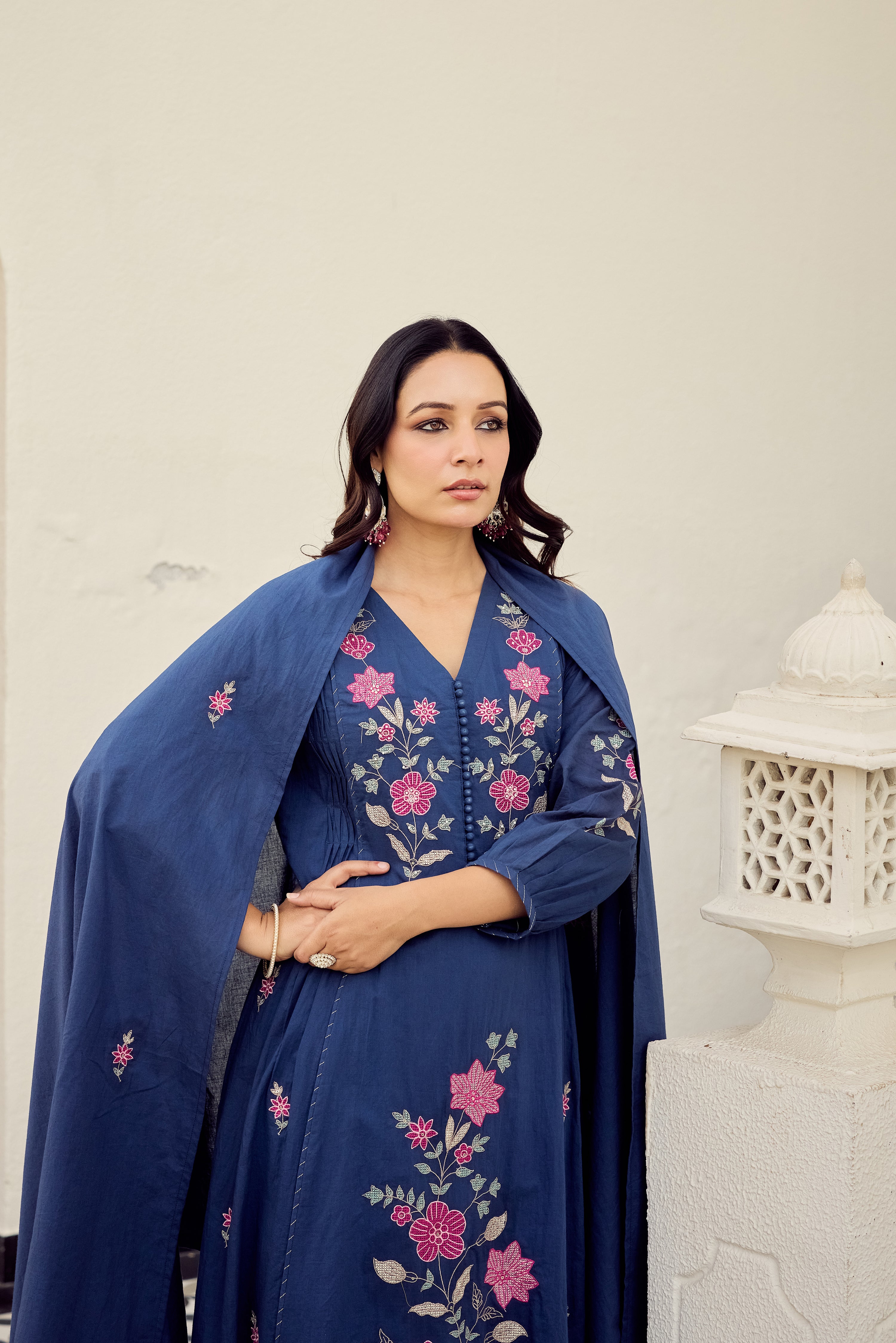 Midnight Bloom Suit Set