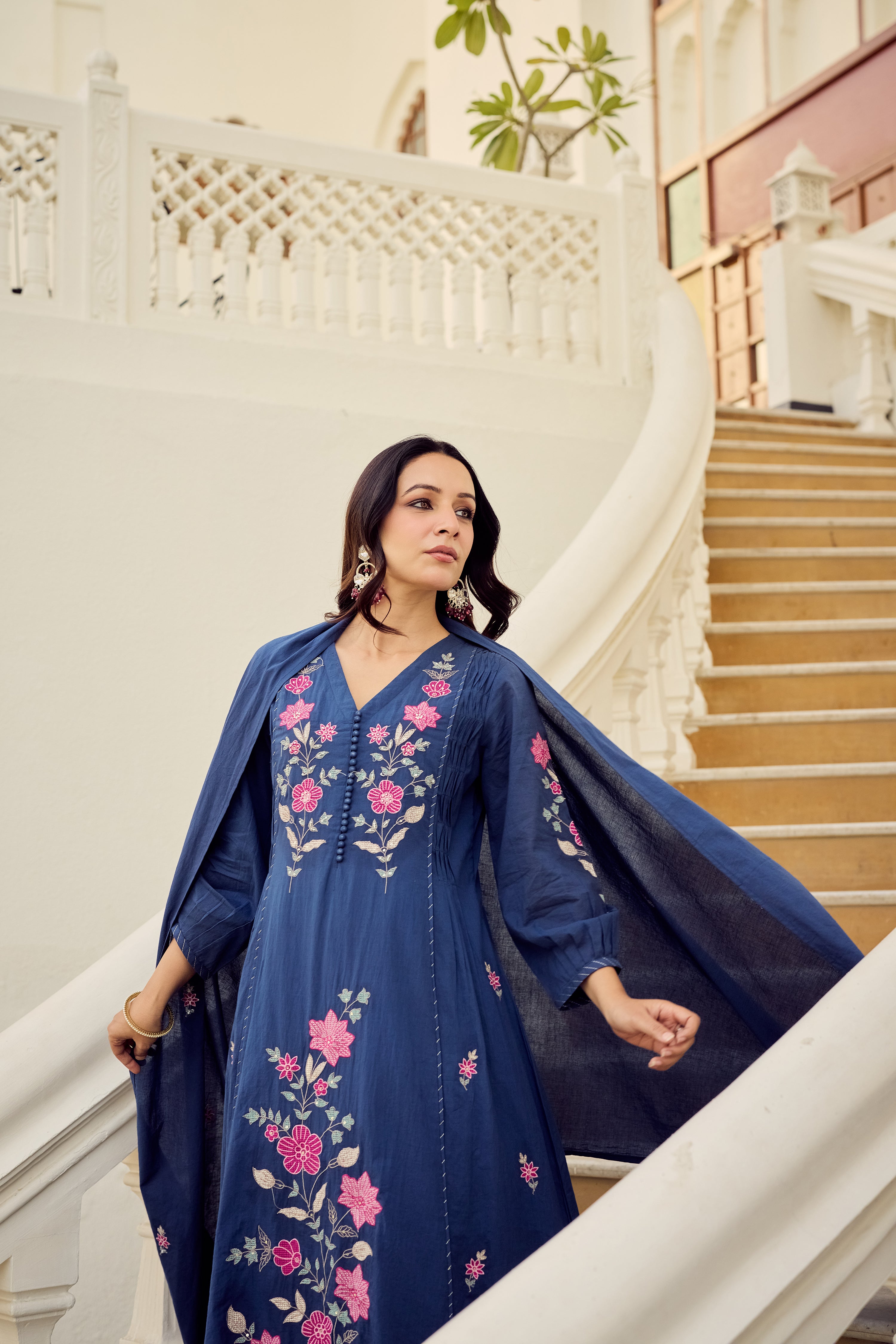 Midnight Bloom Suit Set