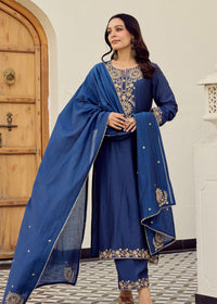 Midnight Blue Kurta Set