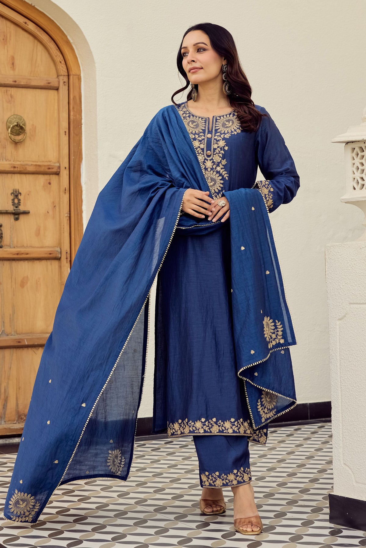 Midnight Blue Kurta Set