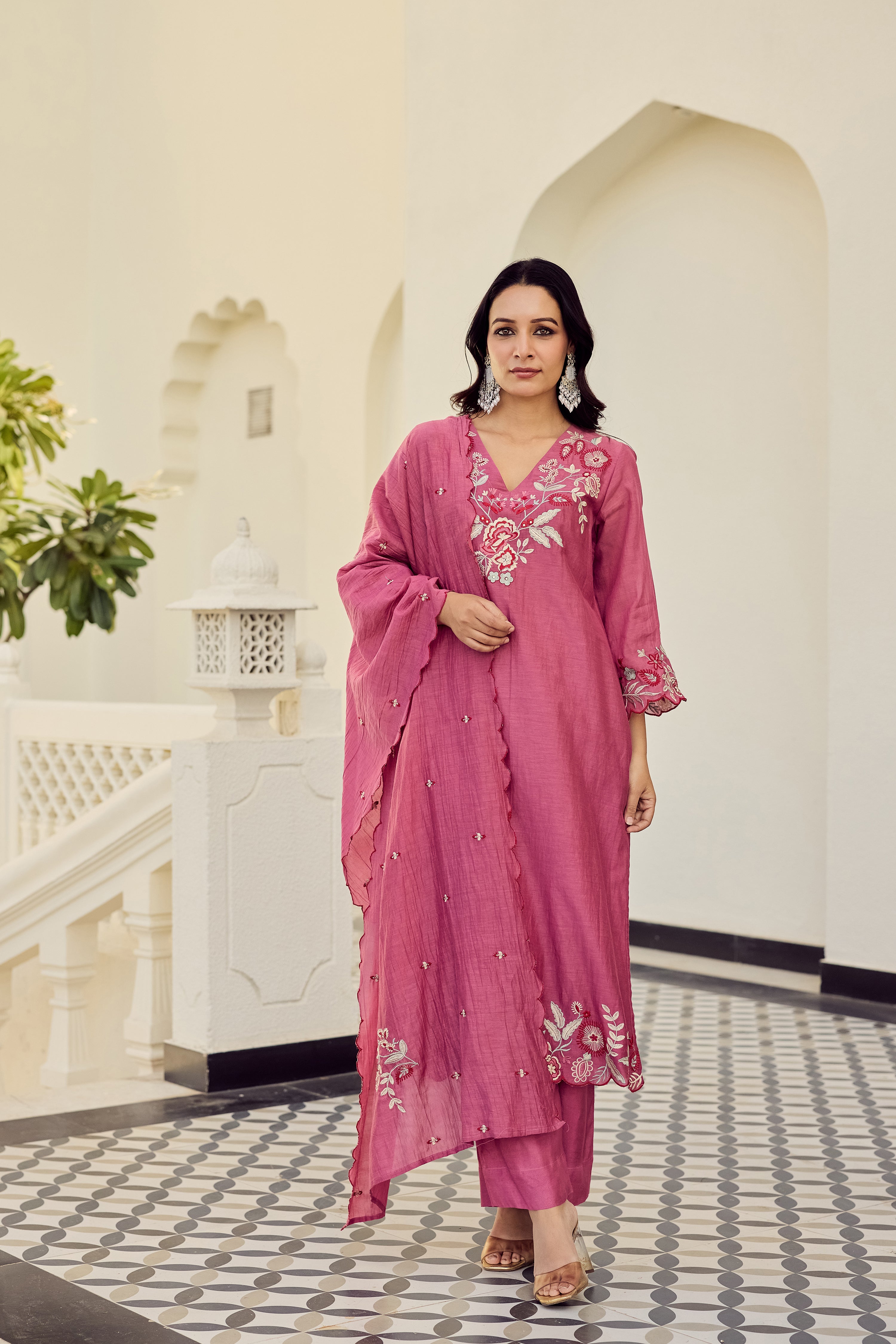 Rose Blush Bloom Suit Set