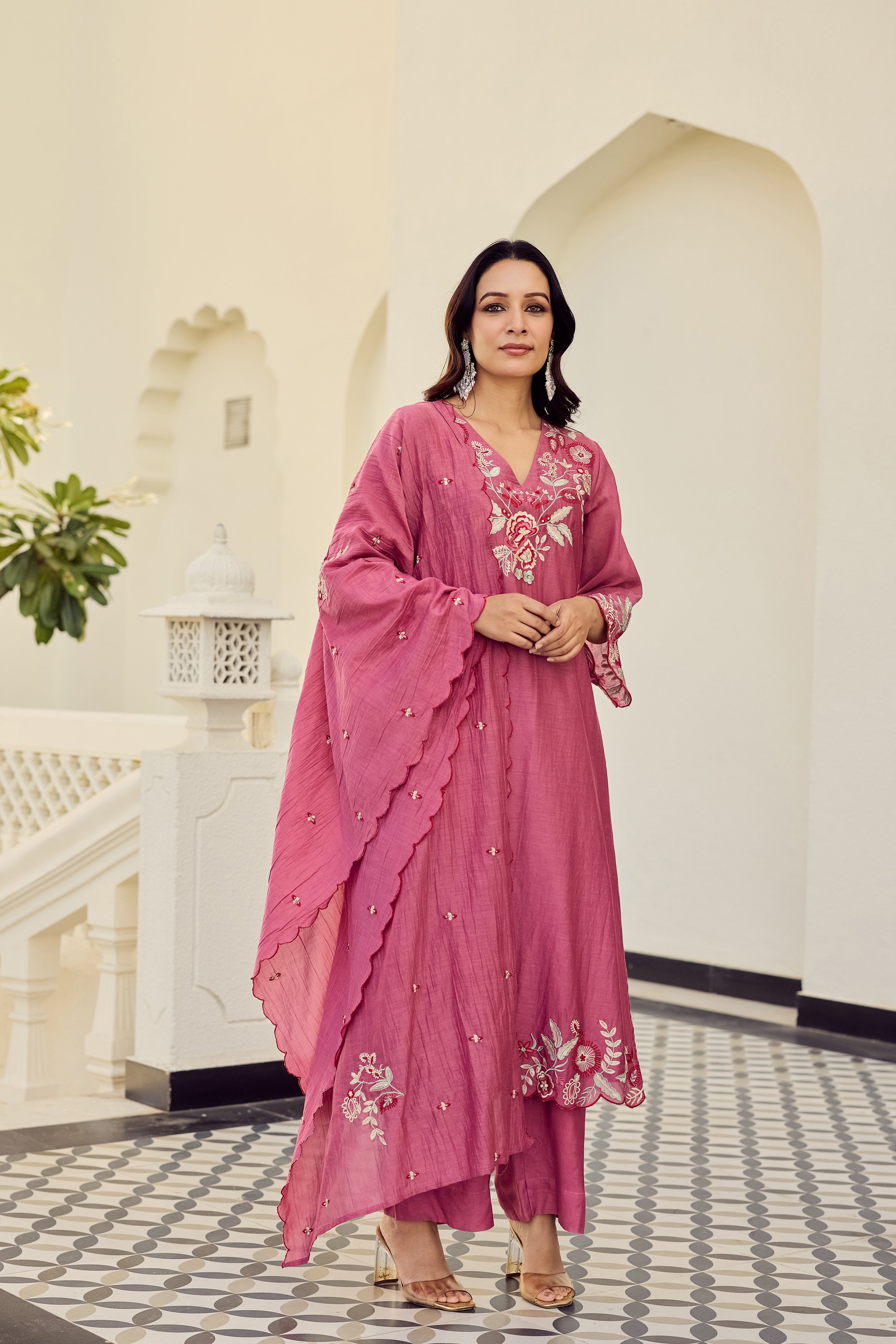Rose Blush Bloom Suit Set