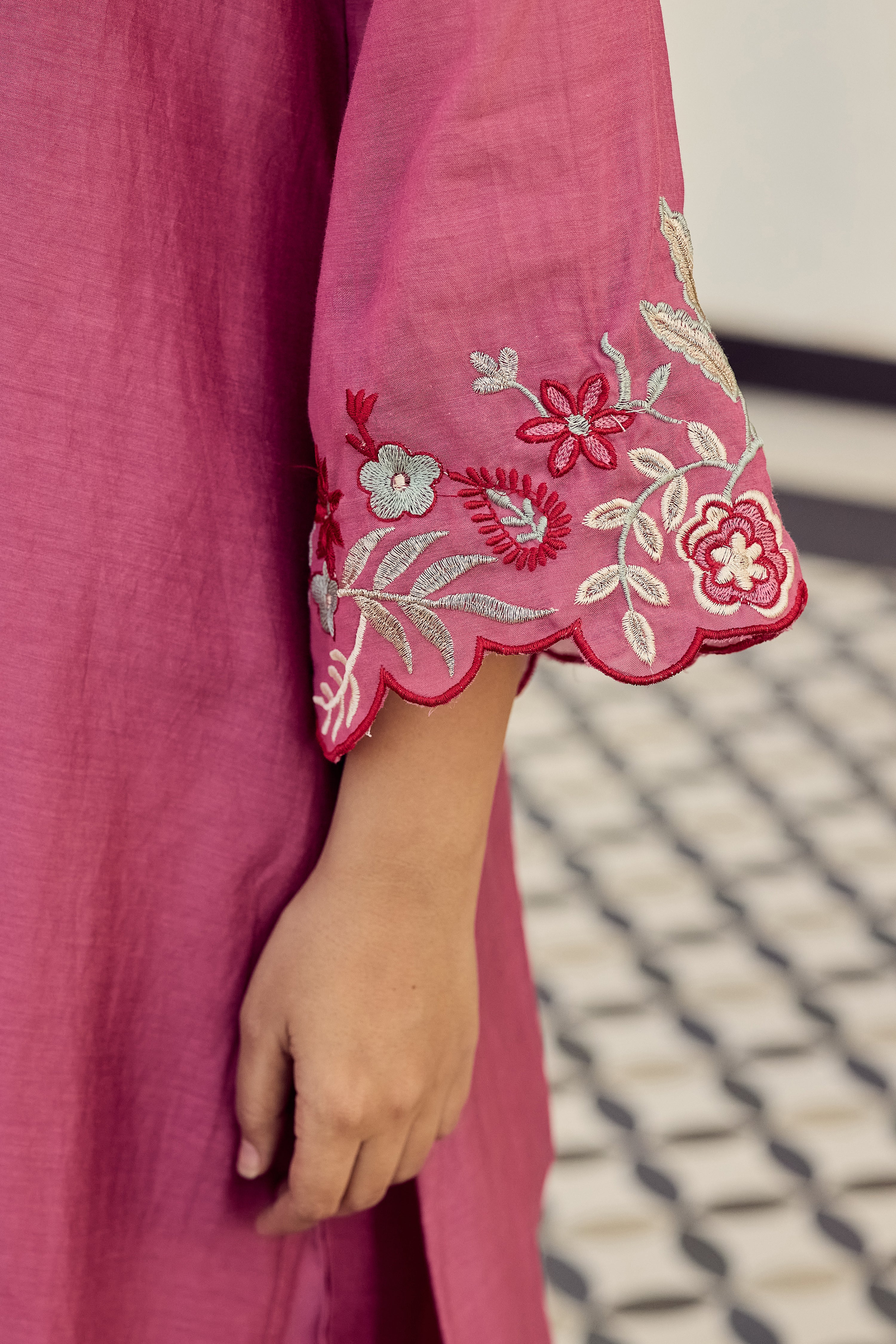 Rose Blush Bloom Suit Set