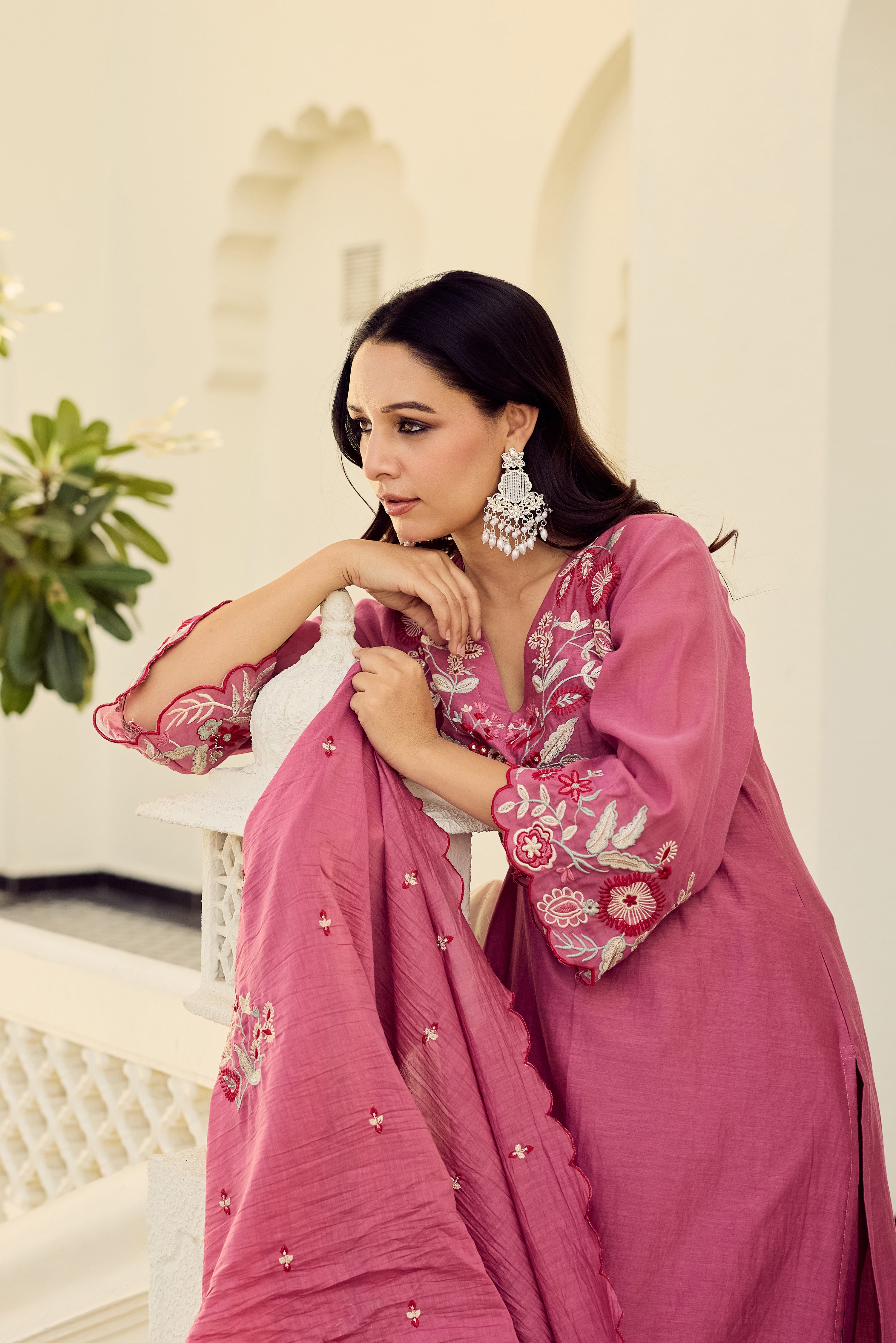 Rose Blush Bloom Suit Set