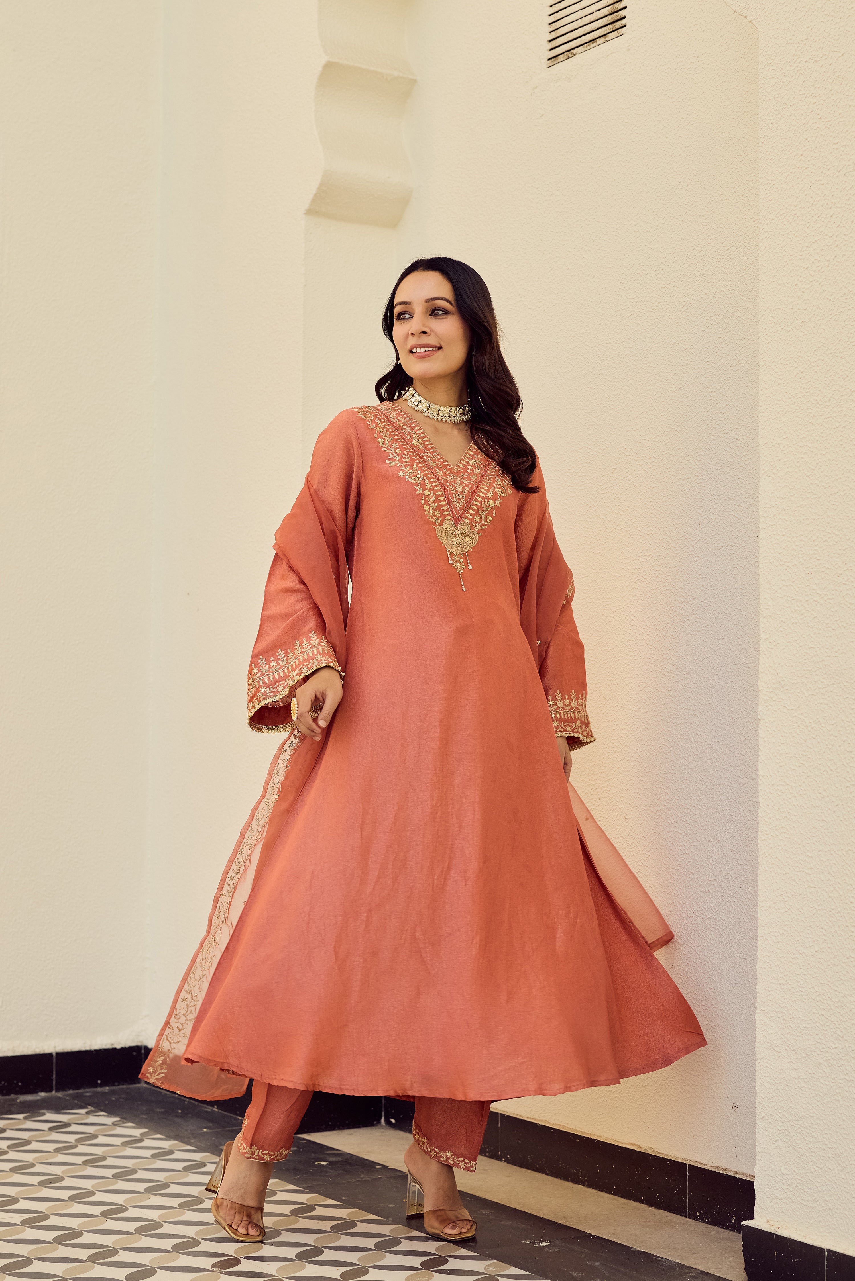 Blush Coral Suit Set