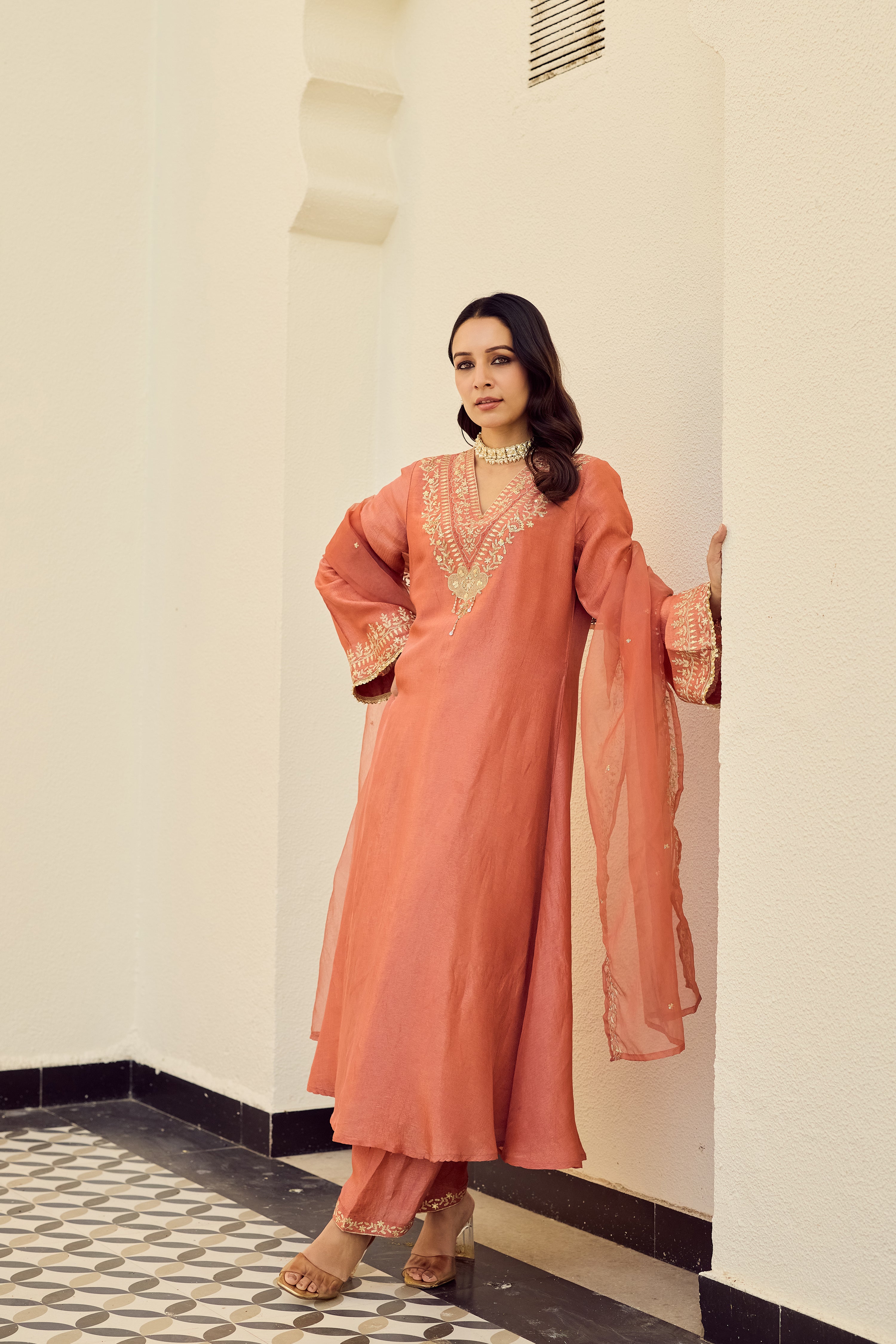 Blush Coral Suit Set