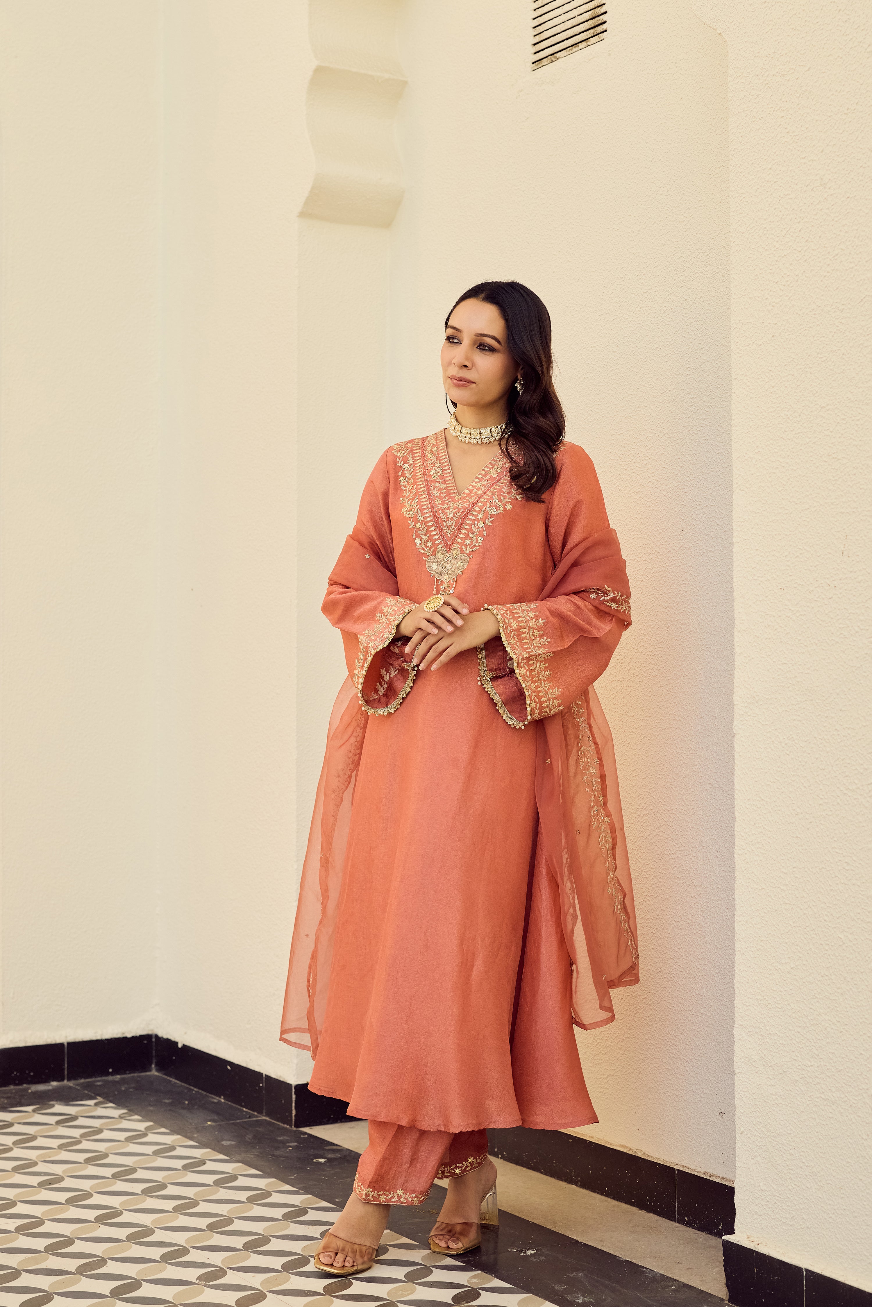 Blush Coral Suit Set