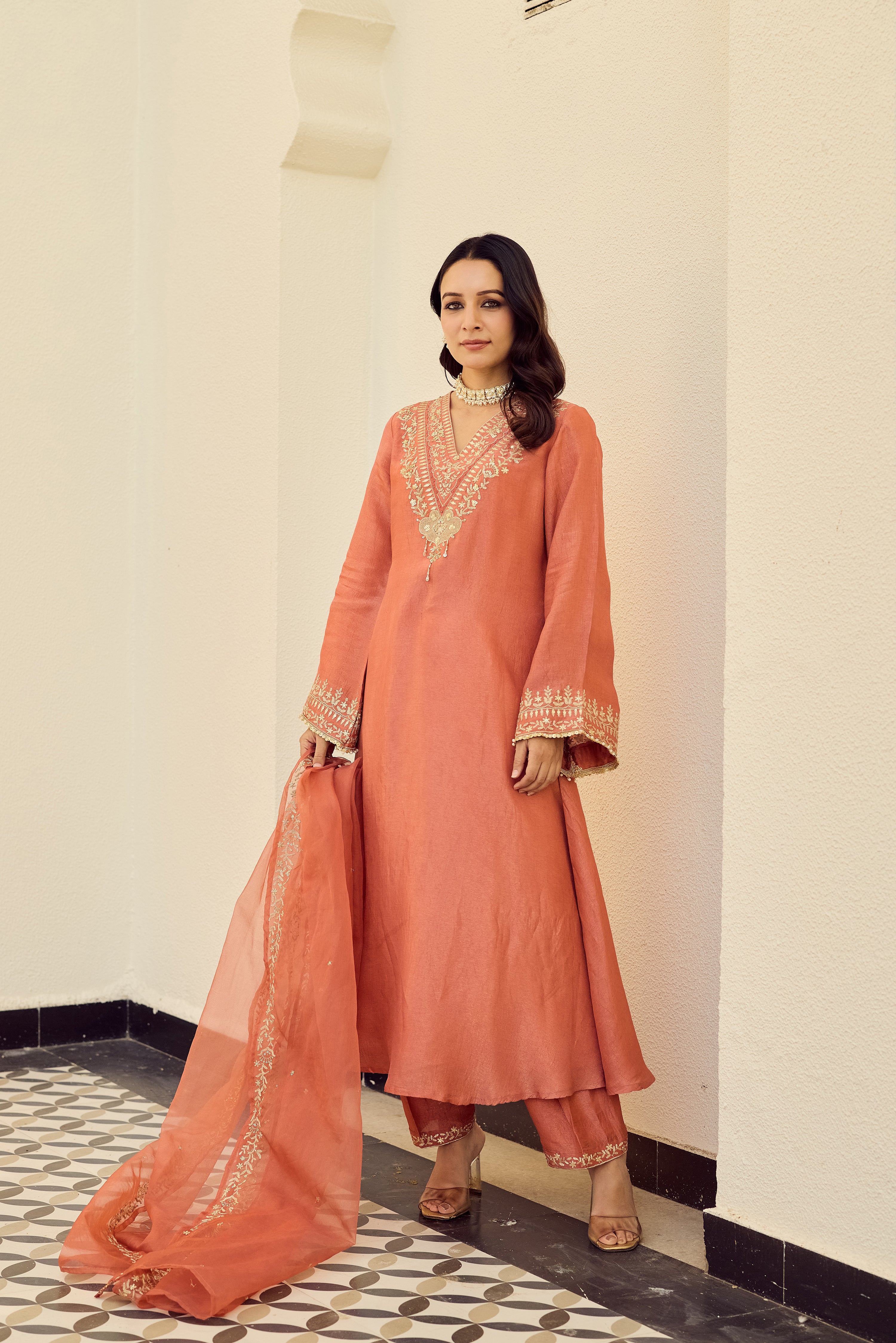 Blush Coral Suit Set