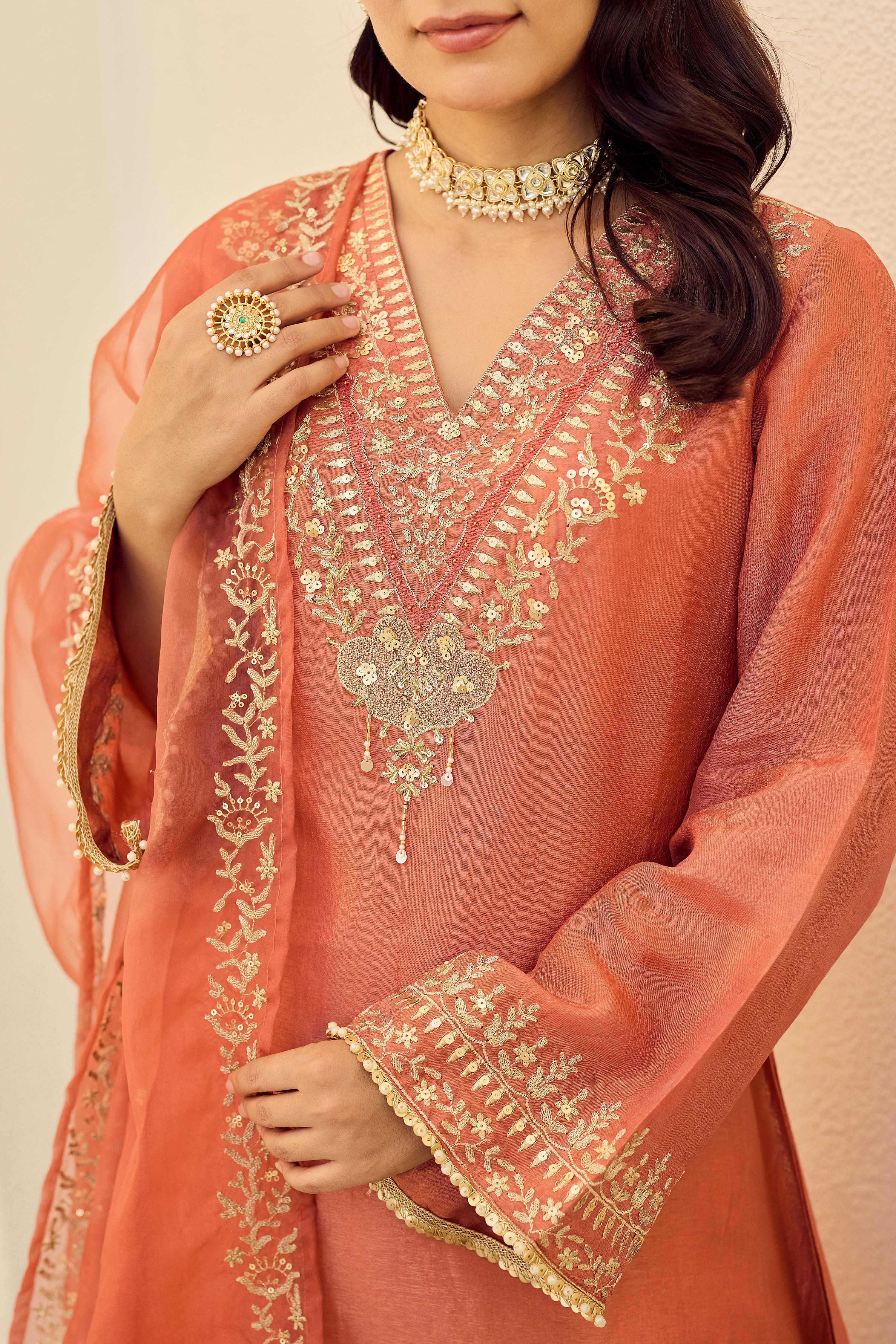 Blush Coral Suit Set