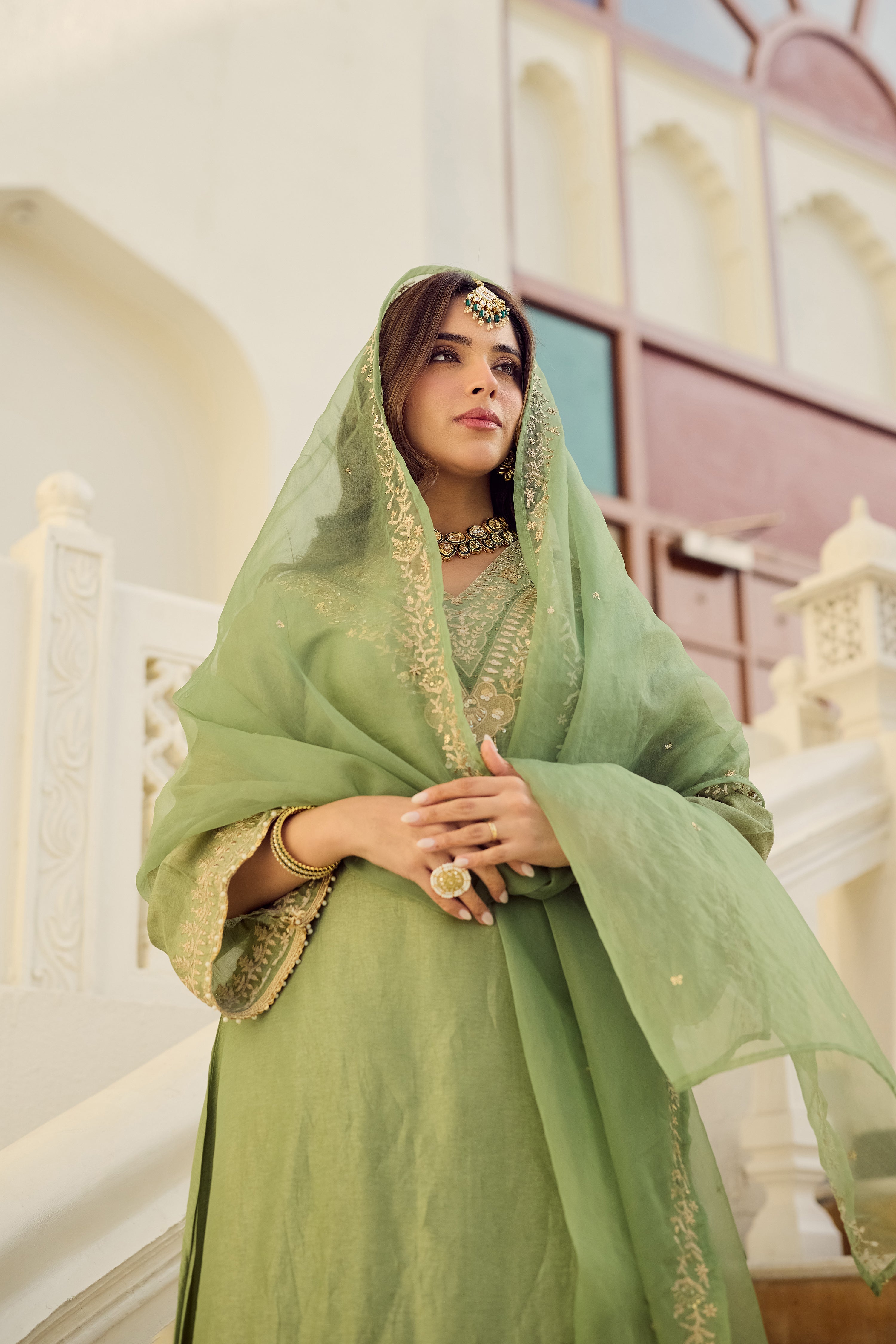 Pistachio Bloom Suit Set