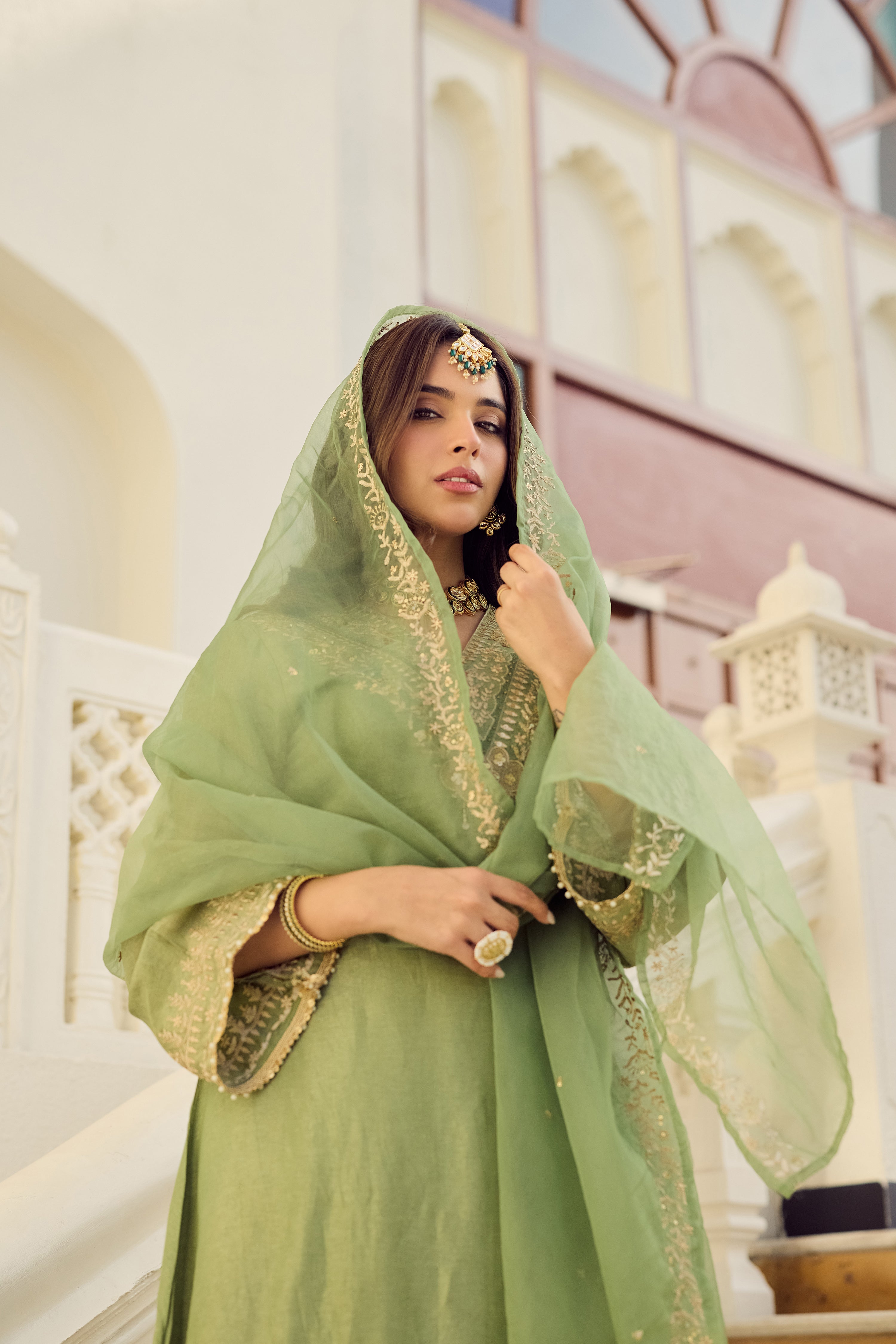 Pistachio Bloom Suit Set