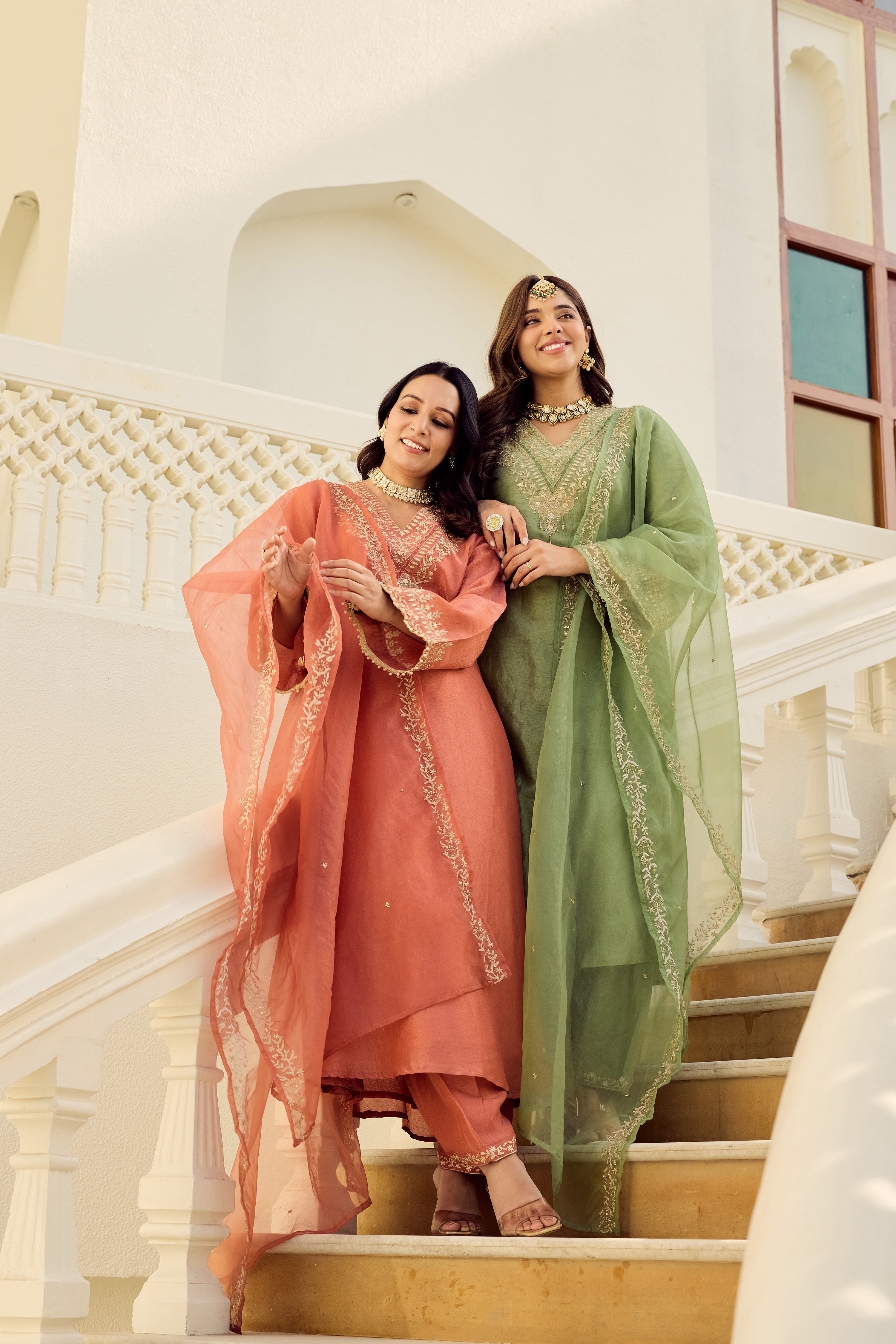 Pistachio Bloom Suit Set