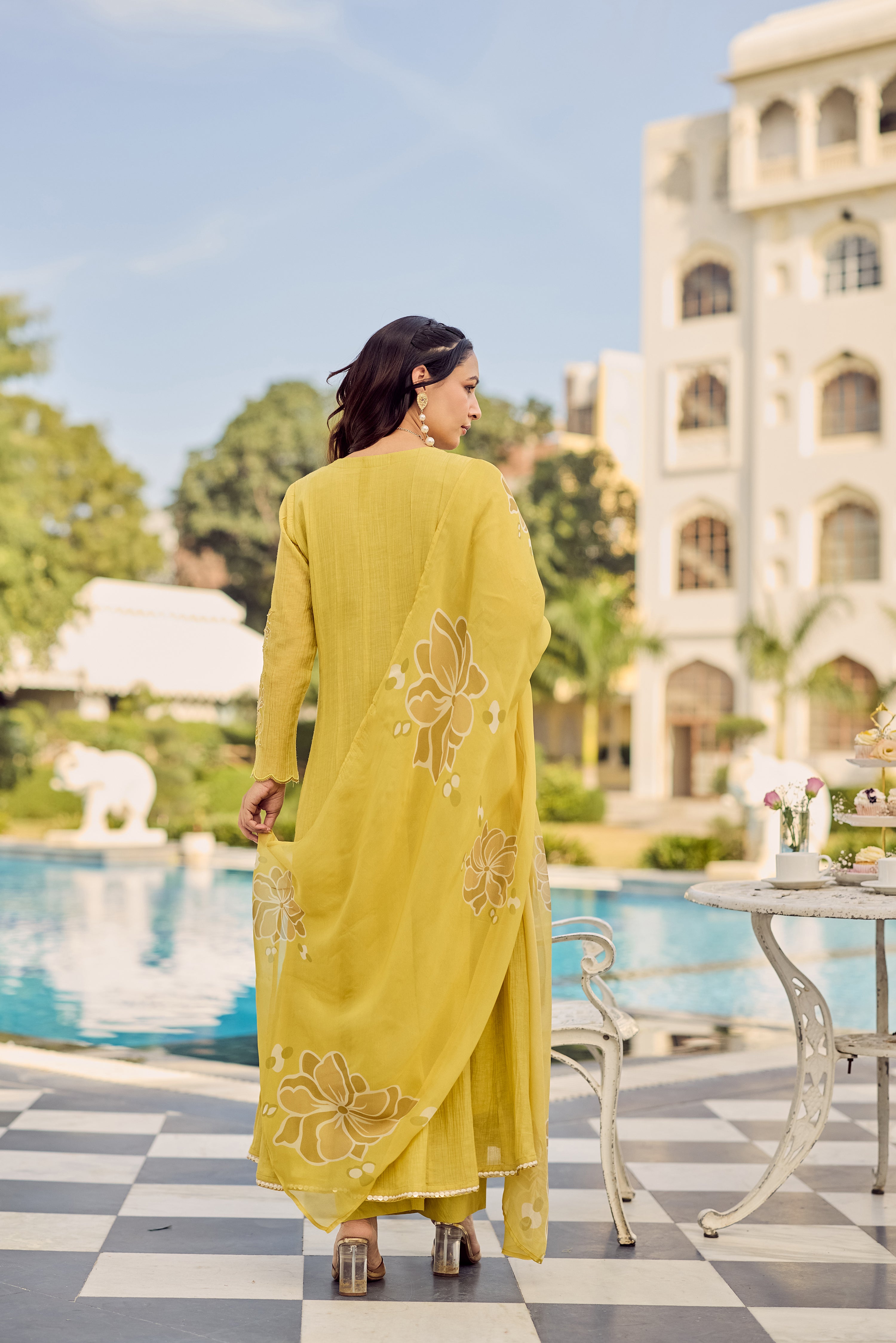 Royal Sunflower Suit Set