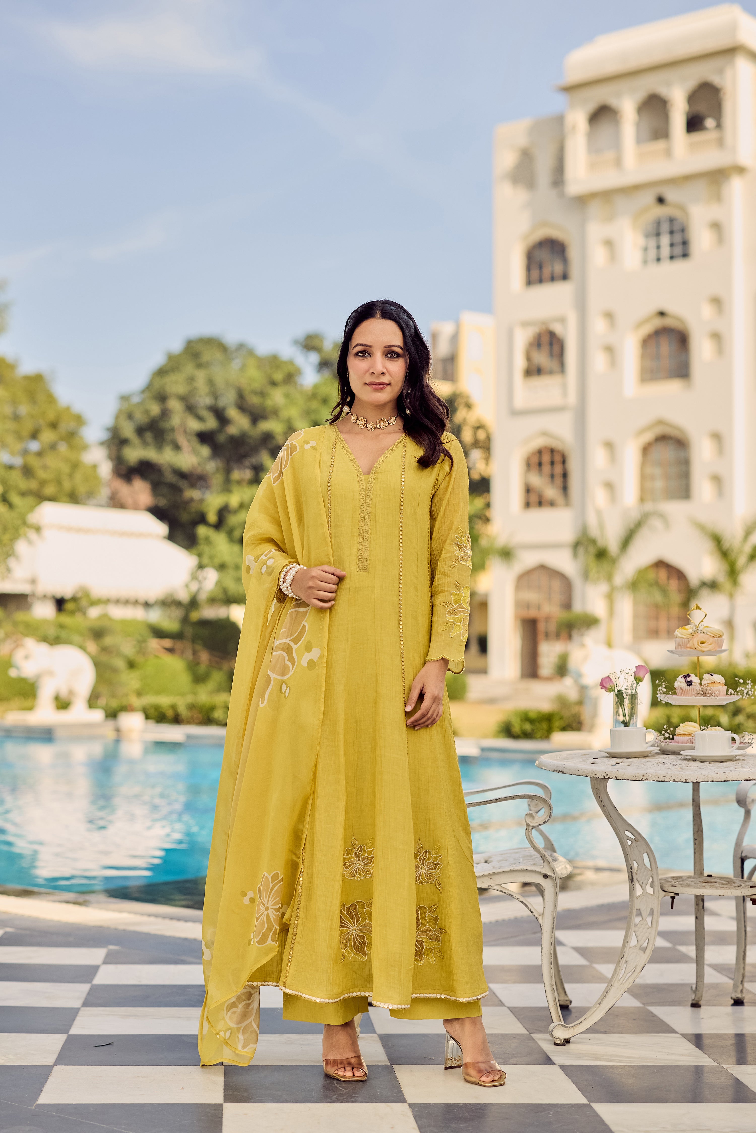 Royal Sunflower Suit Set