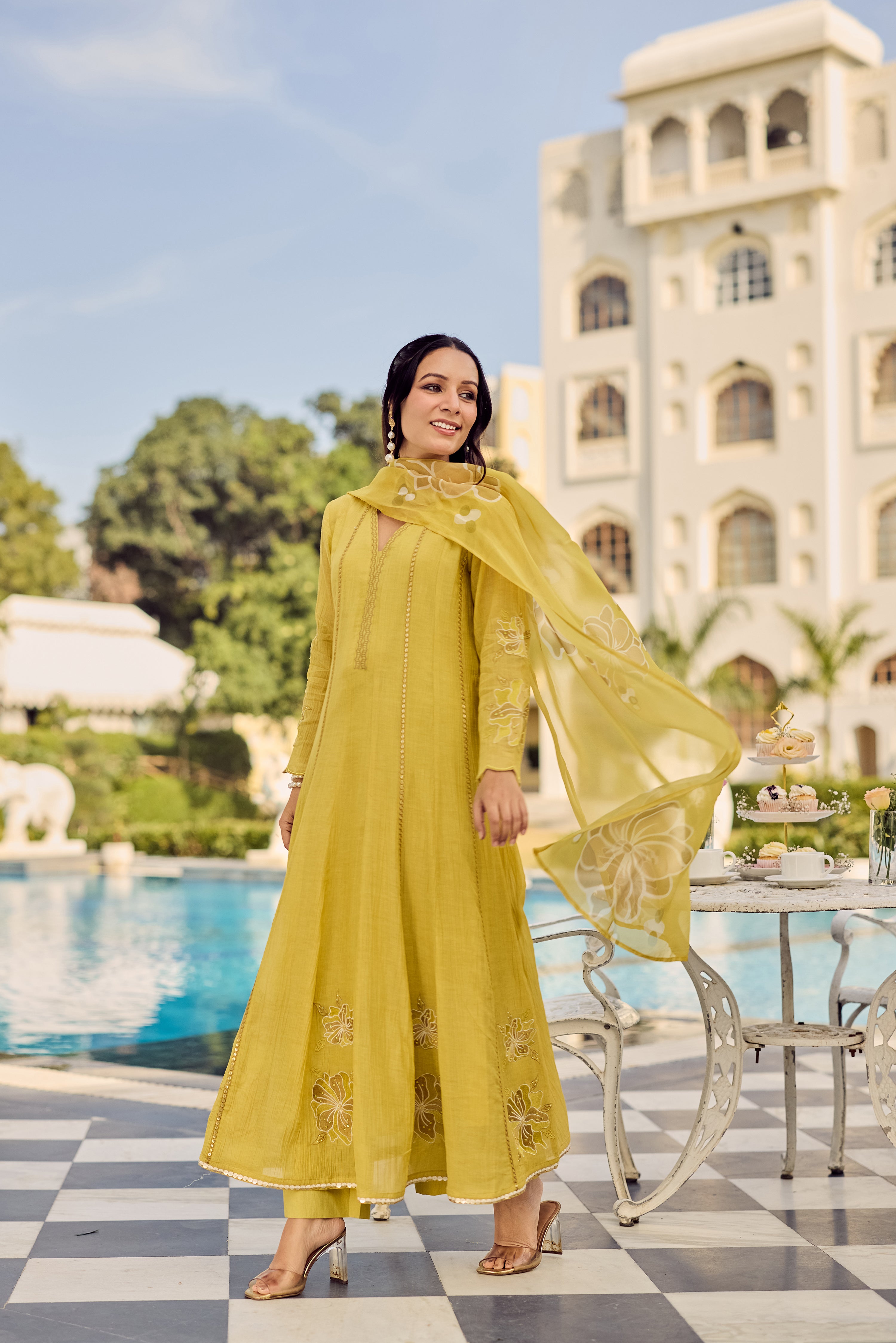 Royal Sunflower Suit Set