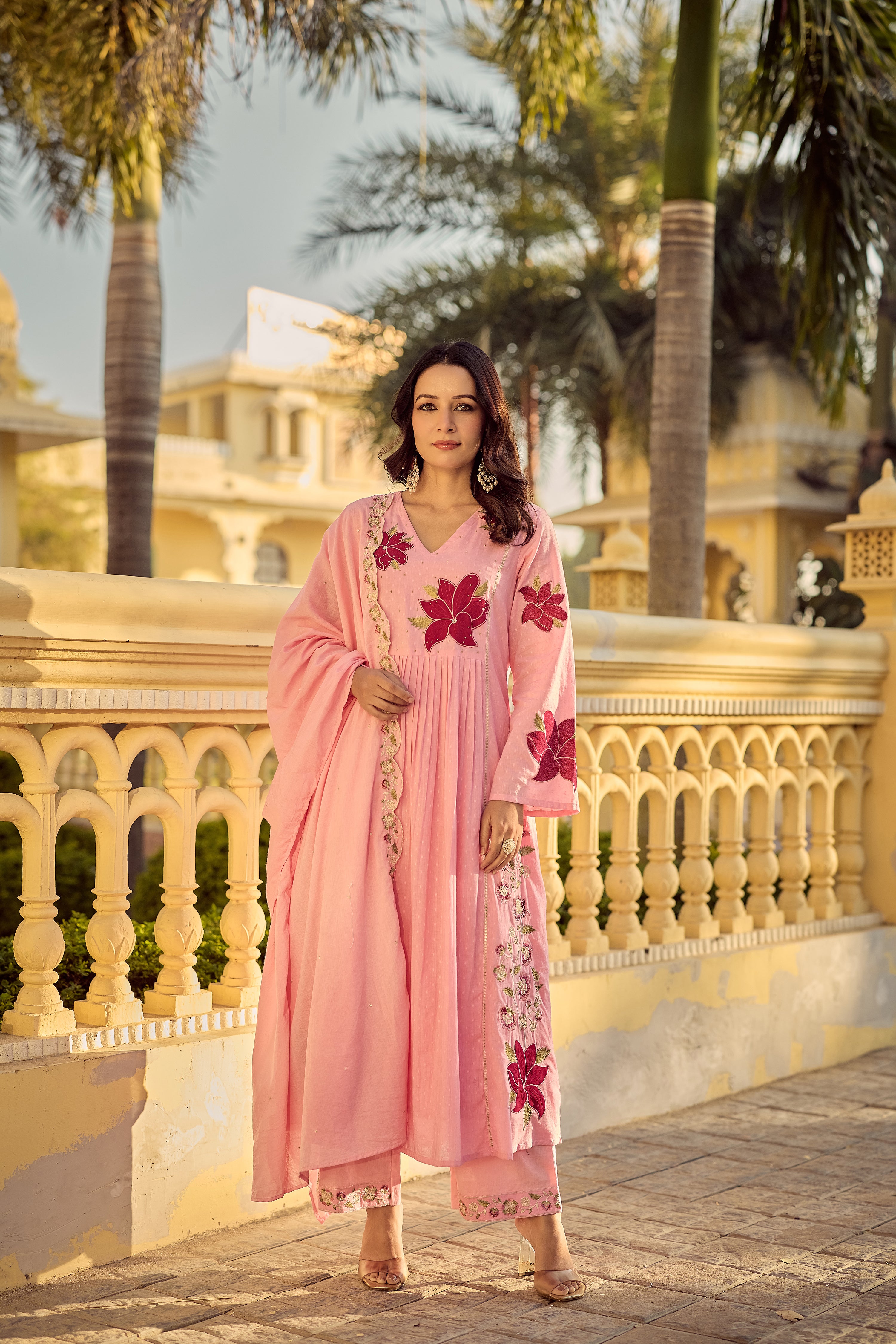 Gulabi Blossom Suit Set