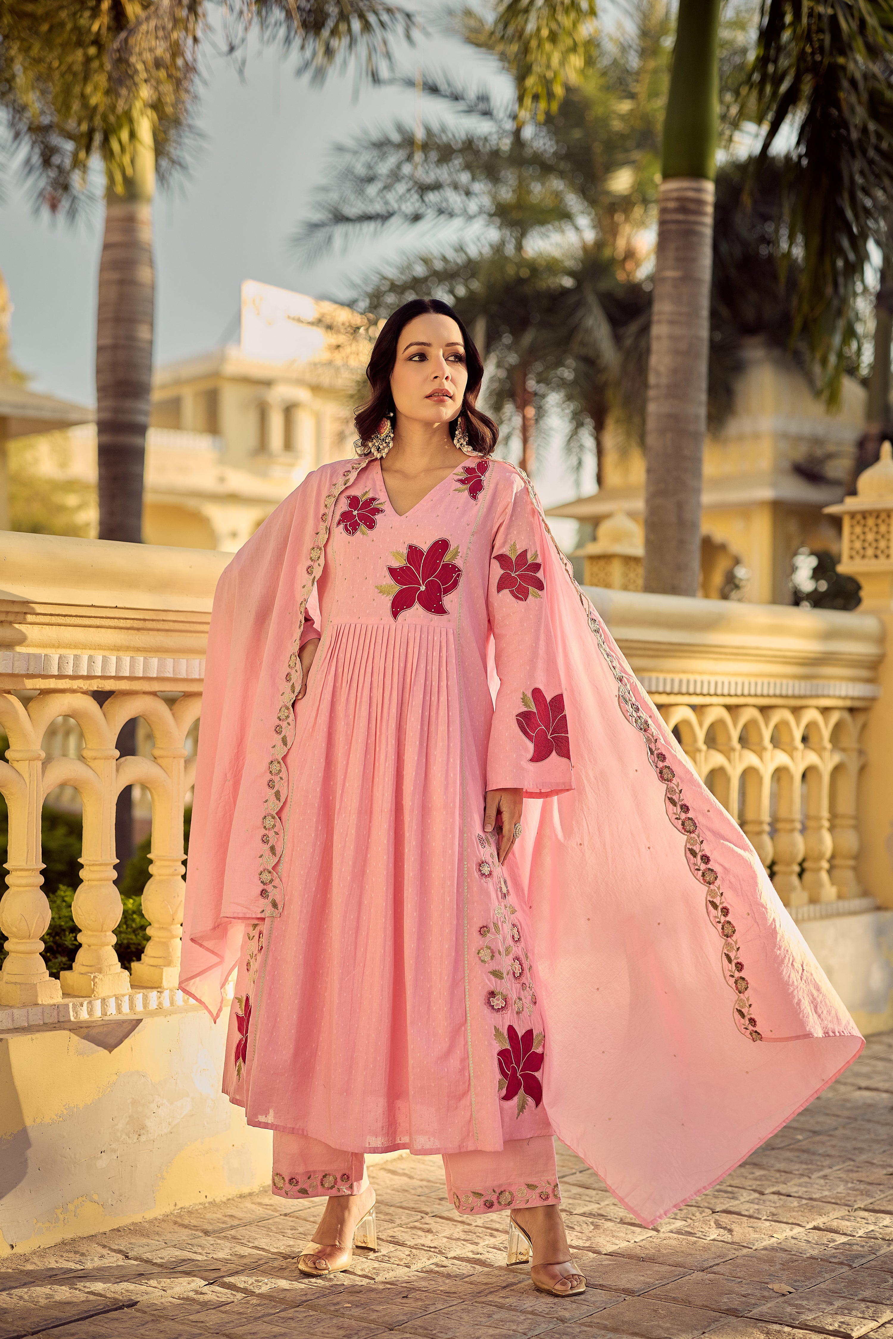 Gulabi Blossom Suit Set