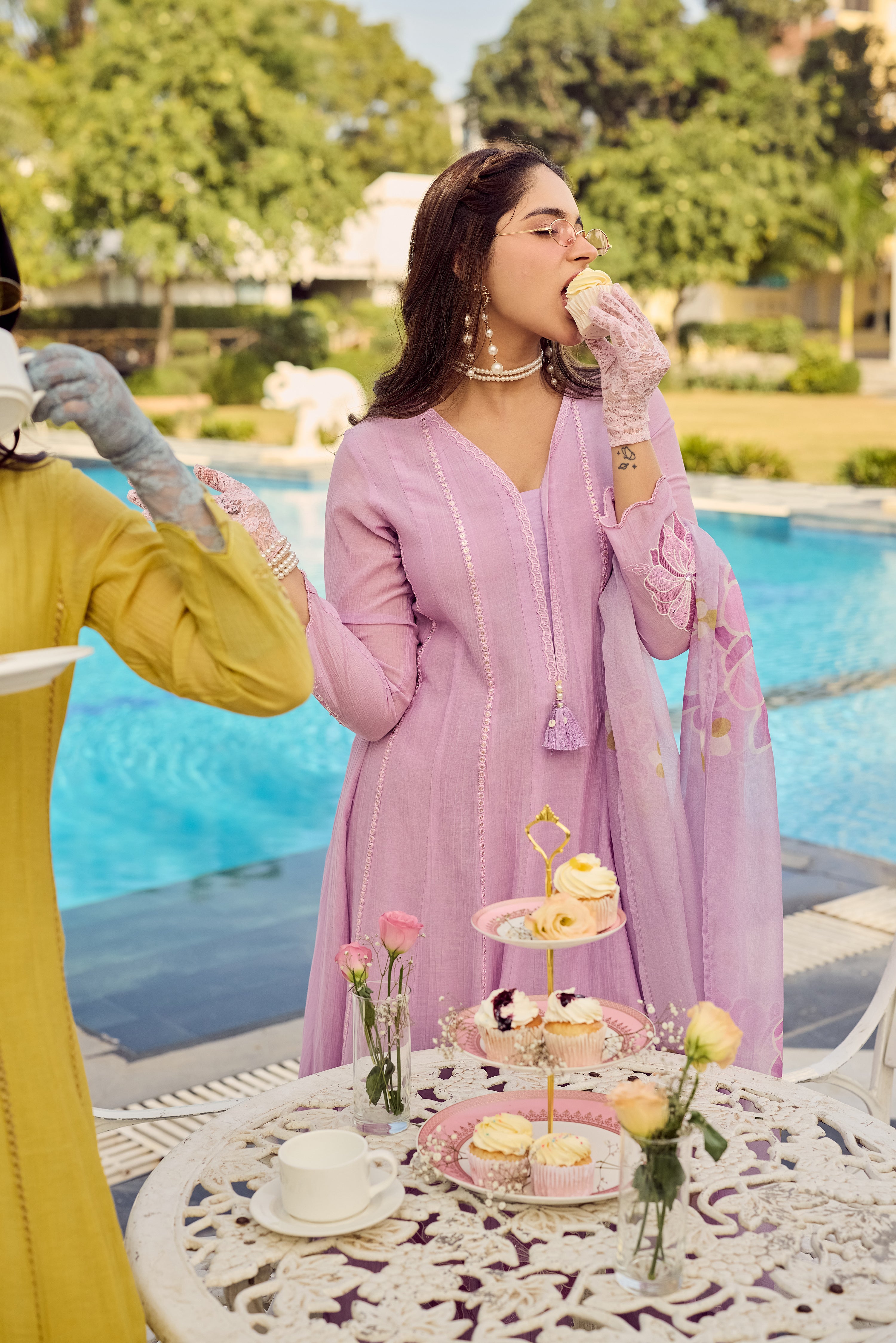Lavender Bloom Suit Set