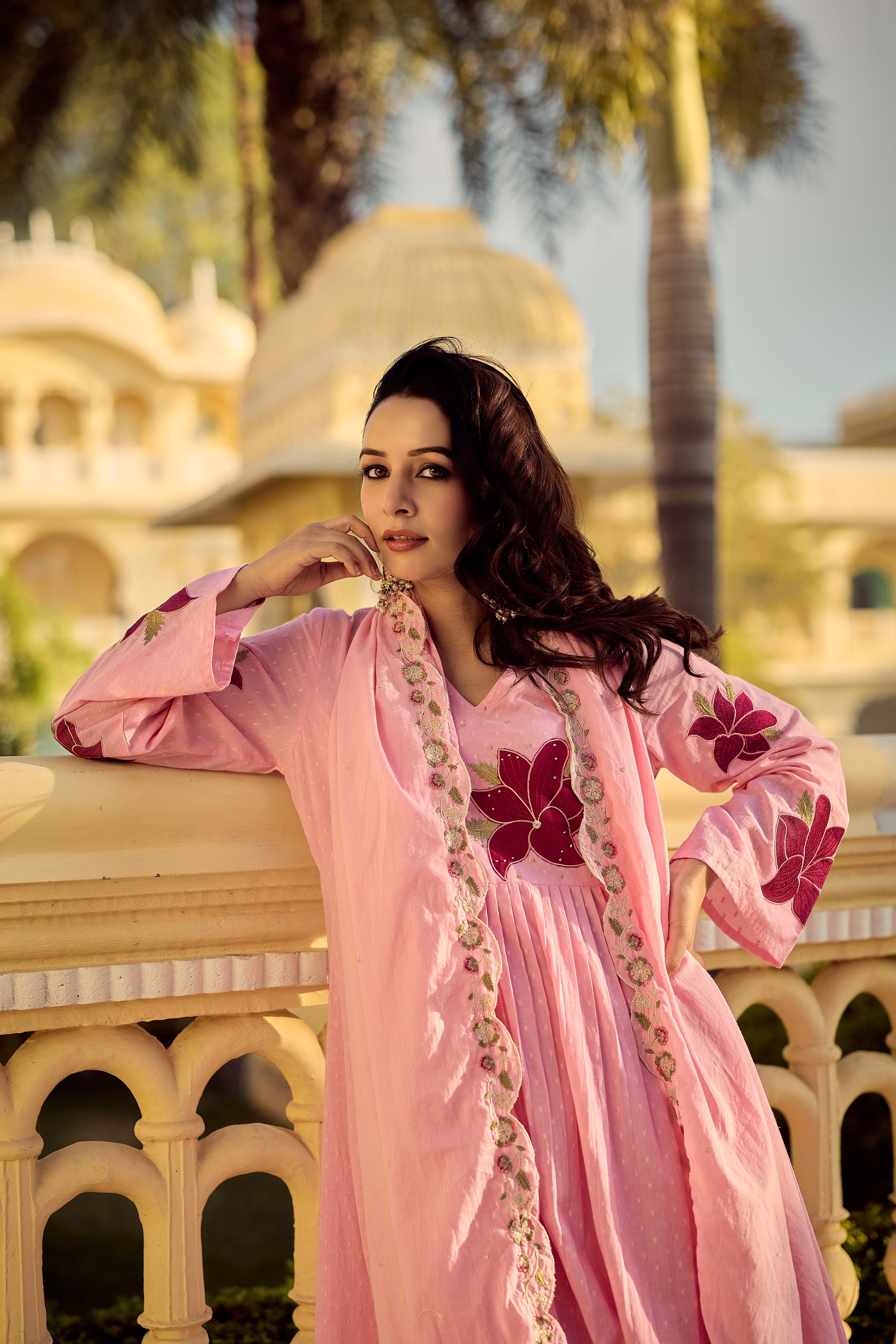 Gulabi Blossom Suit Set