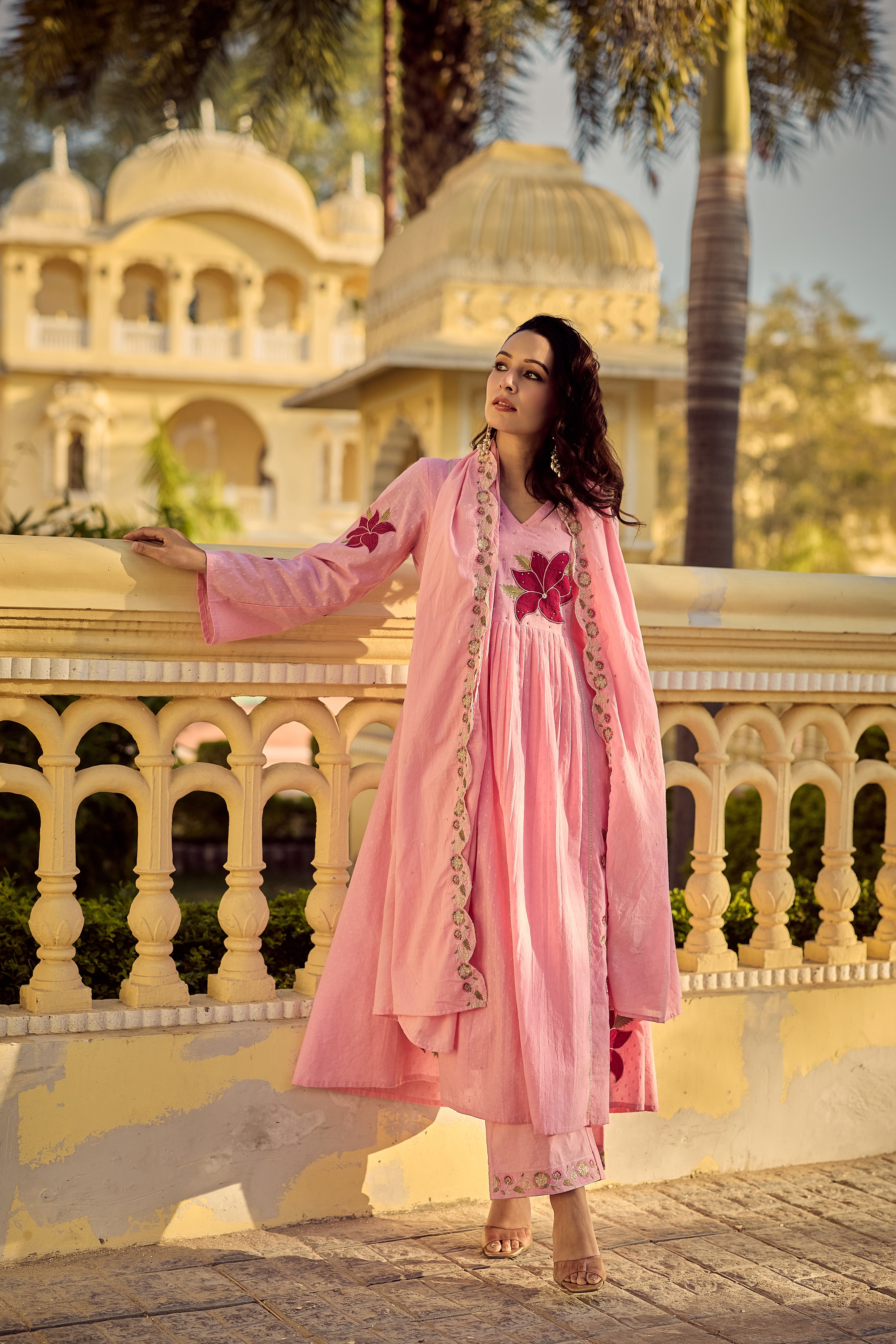 Gulabi Blossom Suit Set