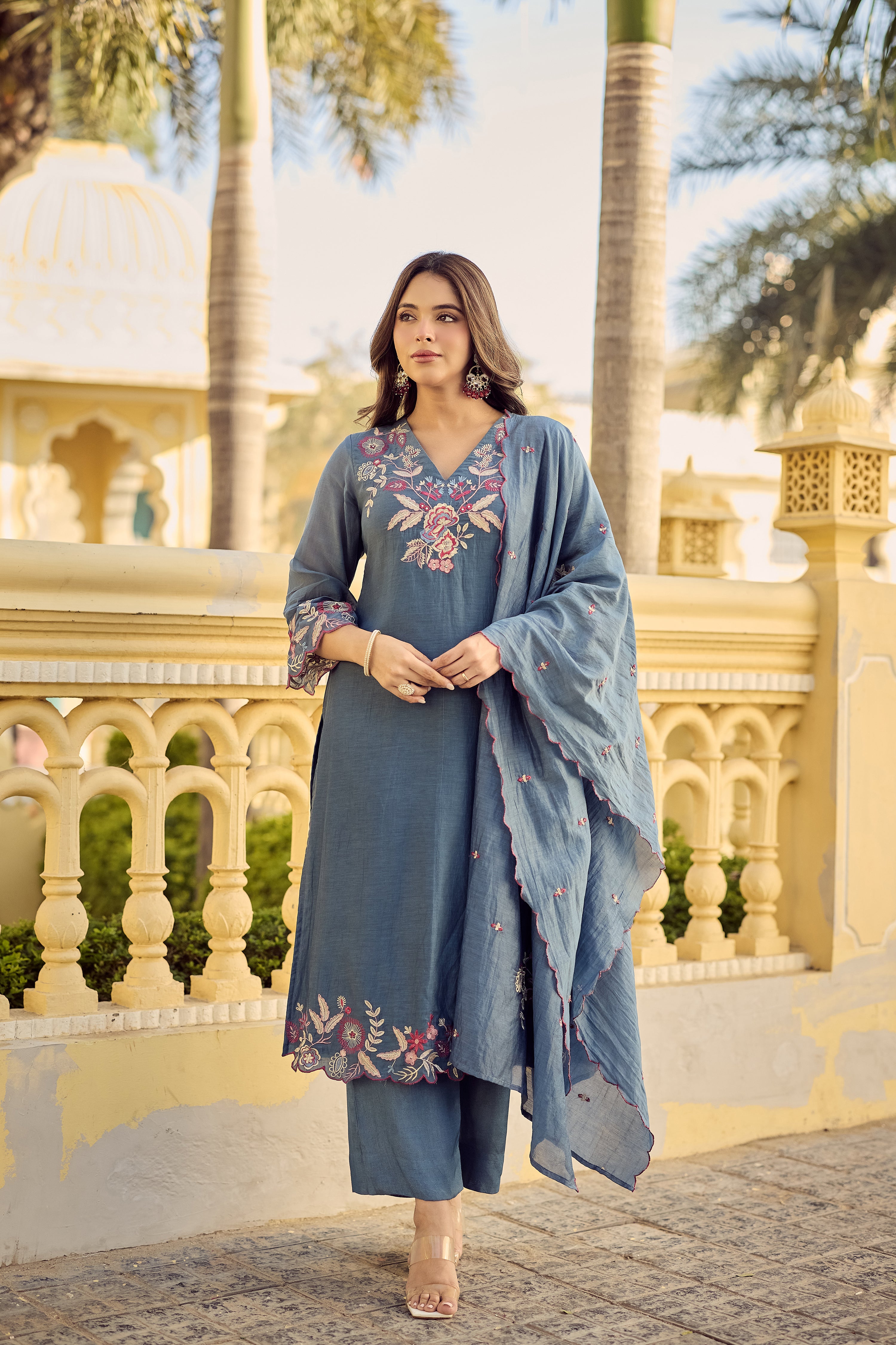 Moonlit Flora Suit Set