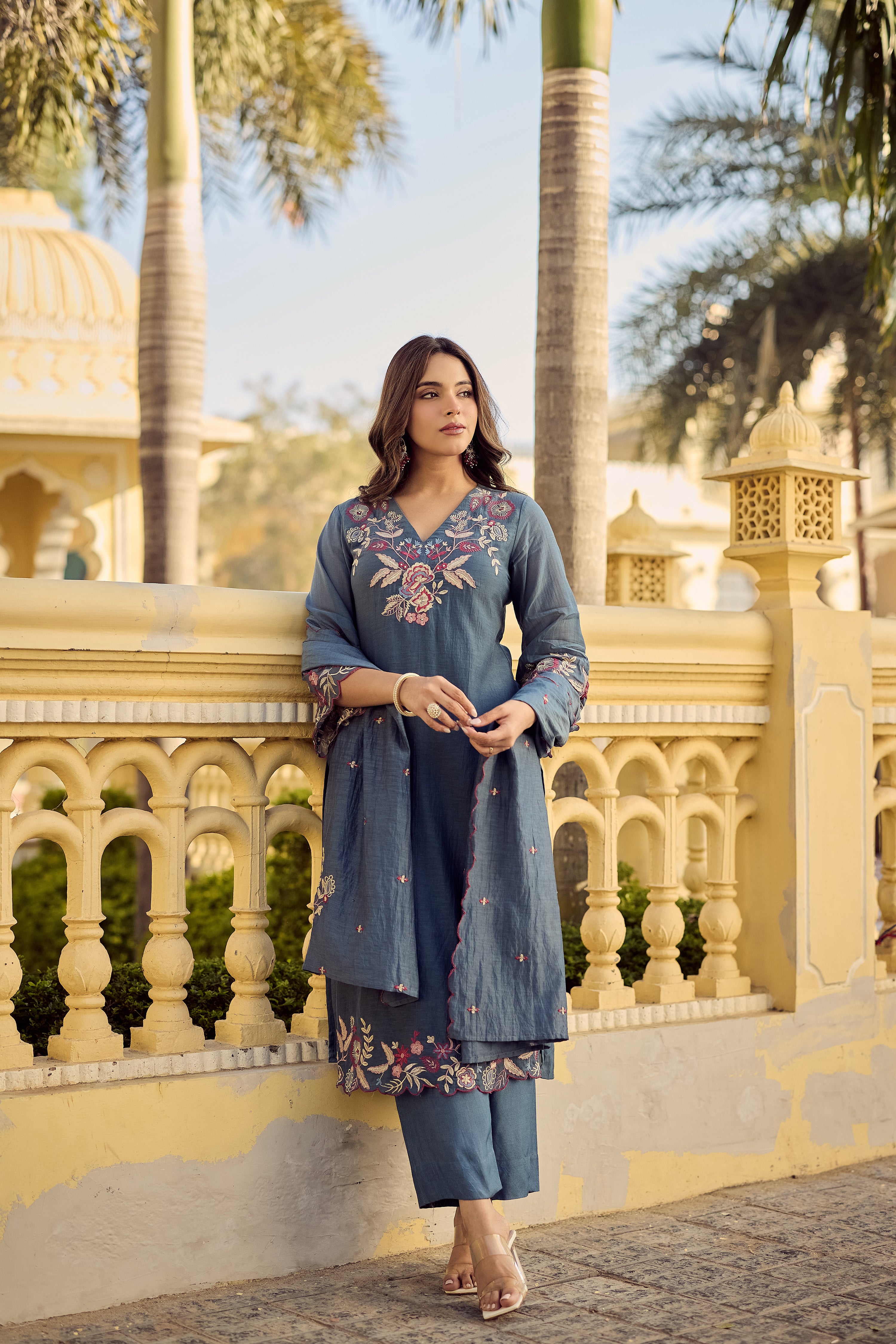Moonlit Flora Suit Set