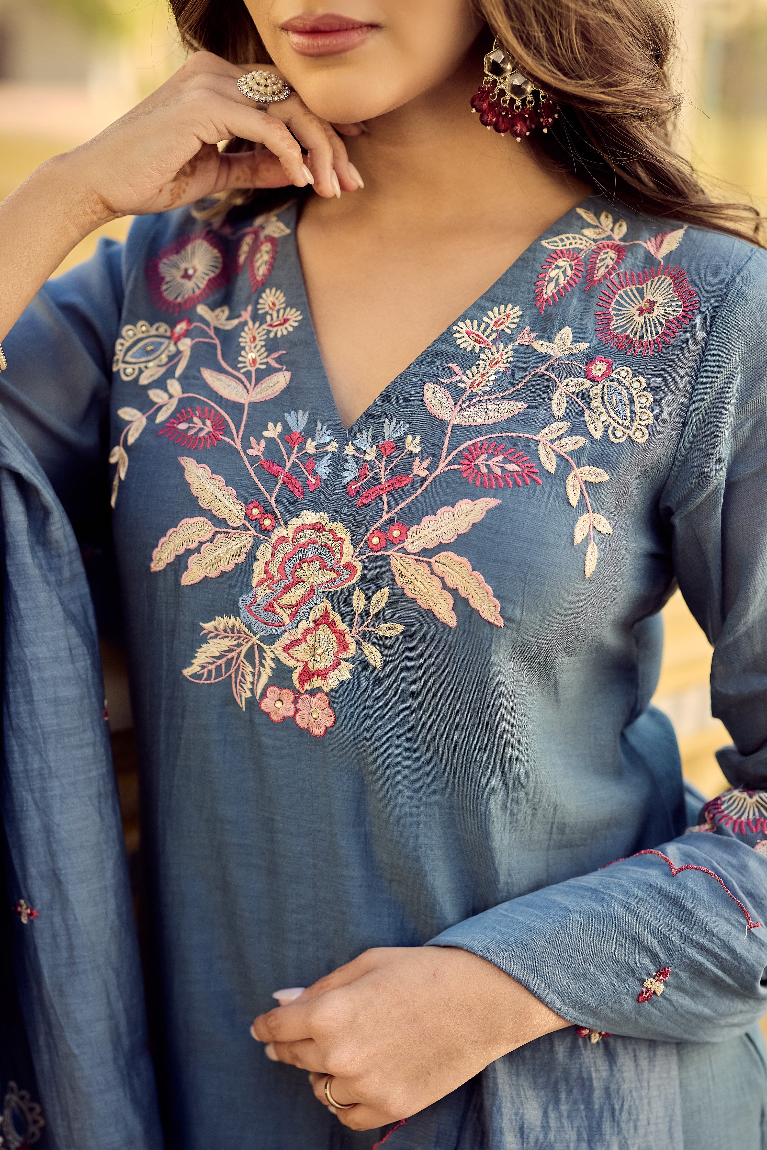 Moonlit Flora Suit Set