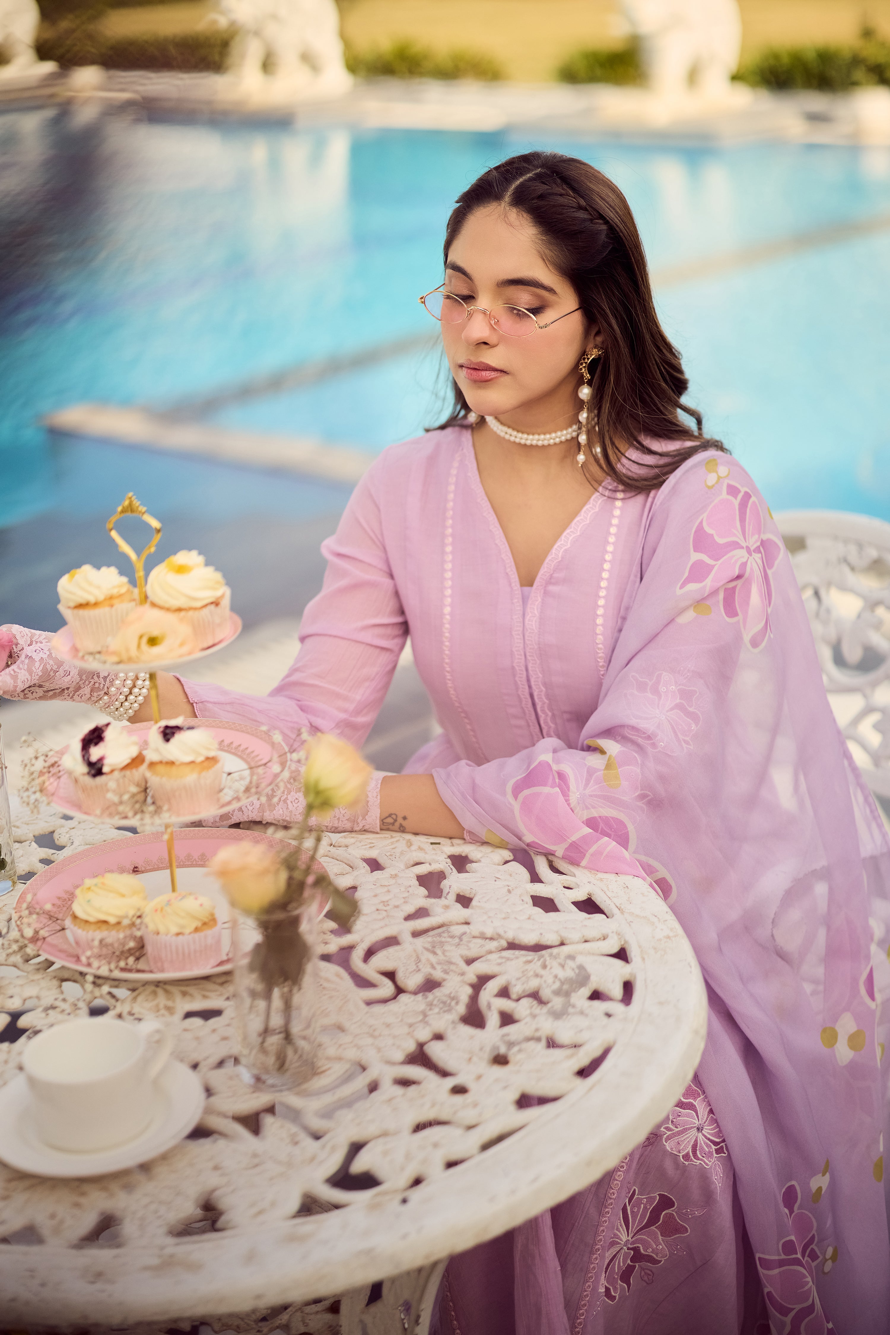 Lavender Bloom Suit Set
