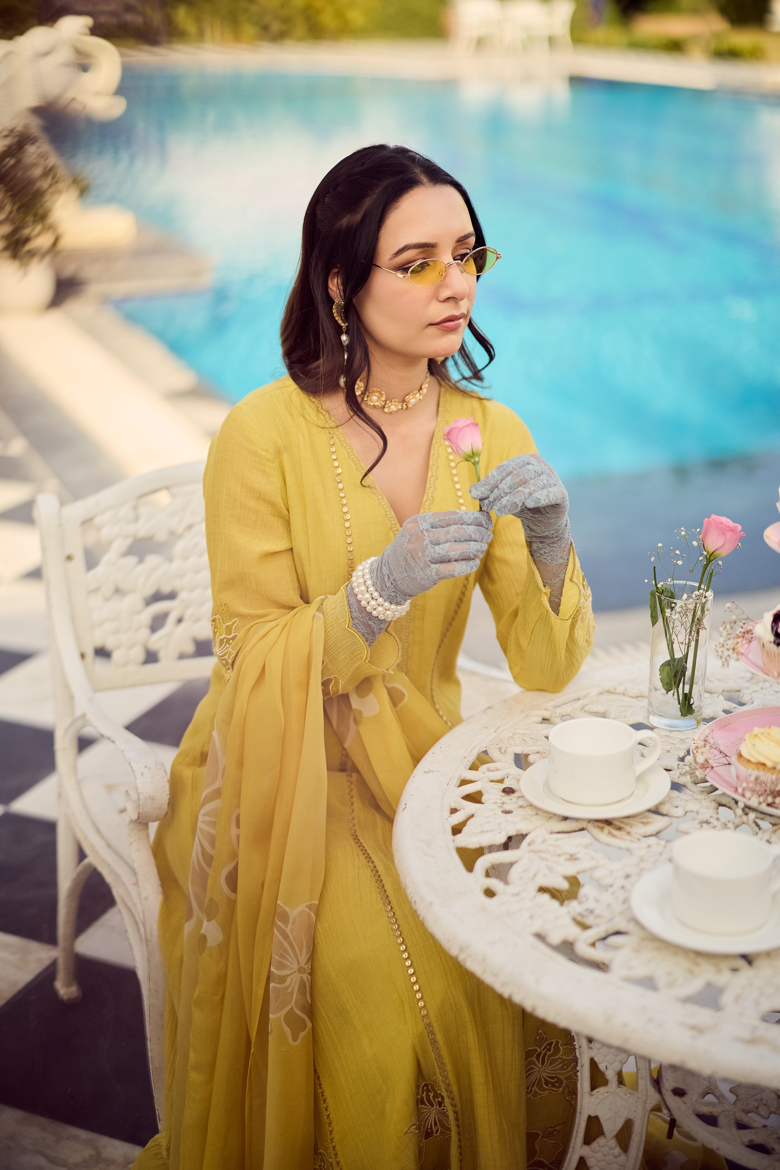Royal Sunflower Suit Set