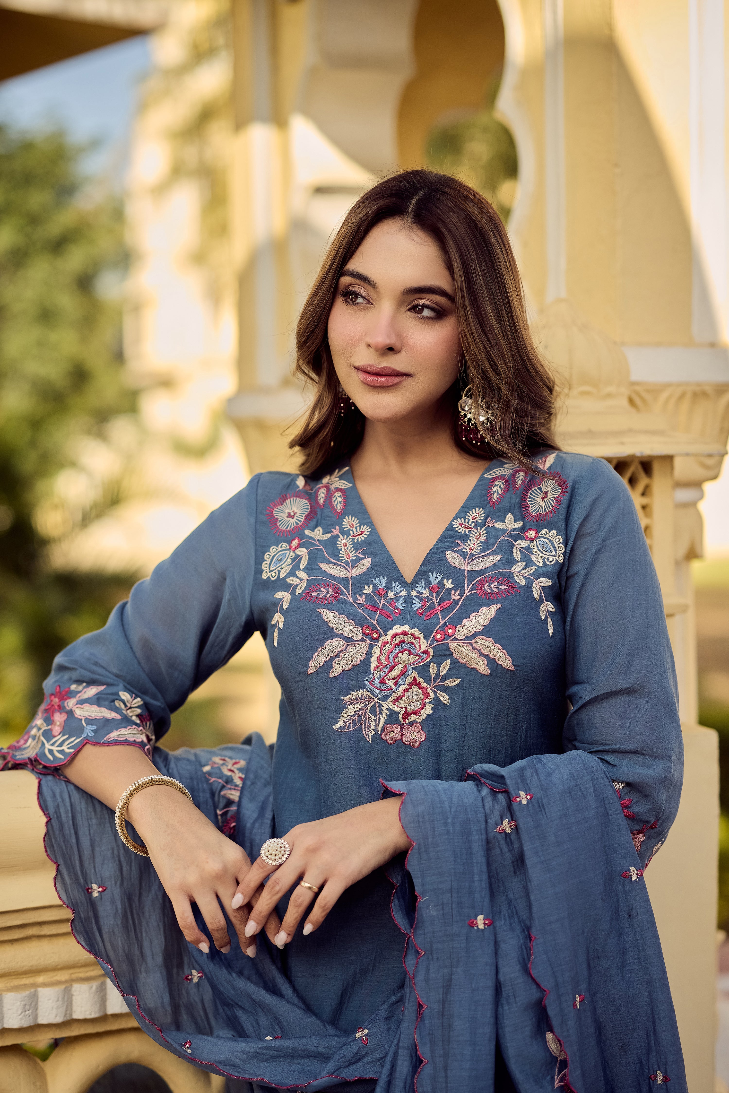 Moonlit Flora Suit Set