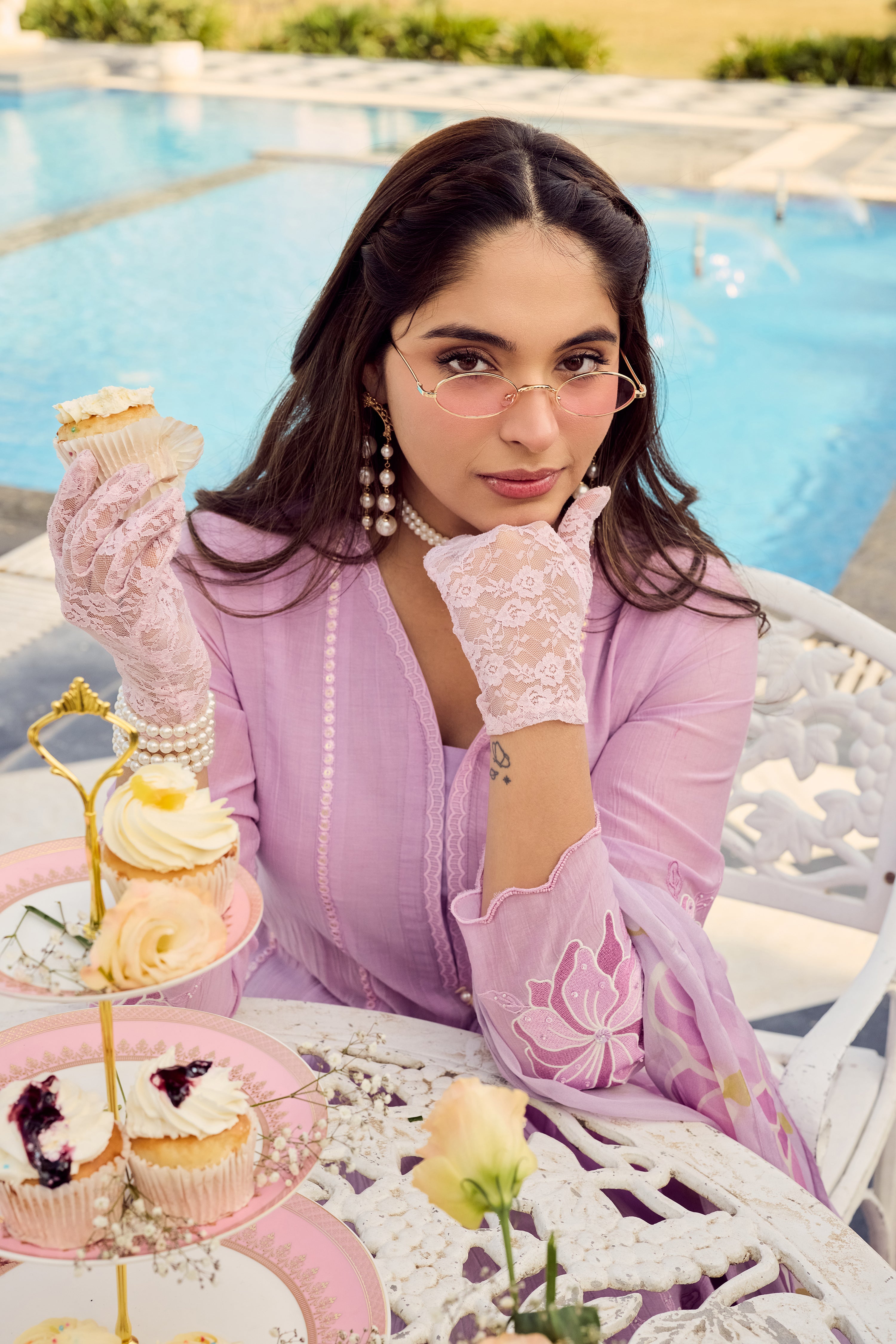 Lavender Bloom Suit Set